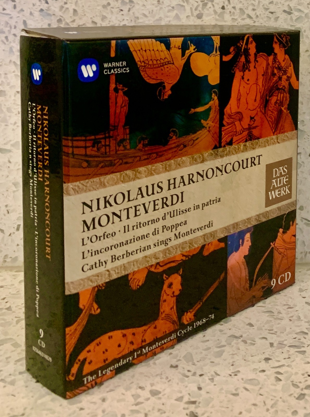 HARNONCOURT & MONTEVERDI (9 discs, Warner Classics) L'Orfeo • Poppea • d'Ulisse