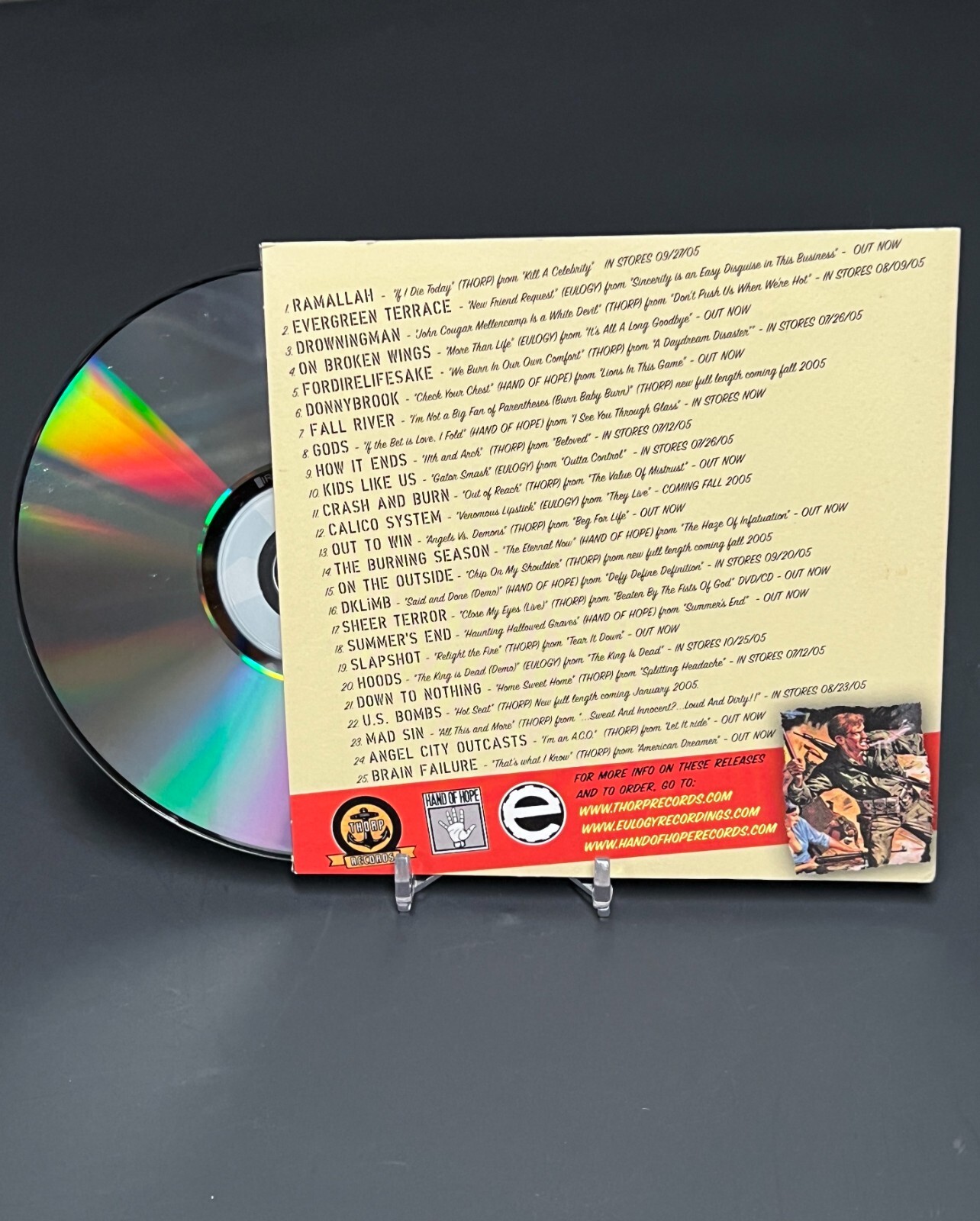 Lot of 3 CD's Punk Rock Metal Hardcore Alternative Metal Compilation Samplers