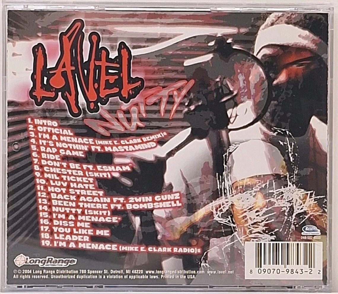 Lavel Nutty CD 2004 Excellent Condition EX Rare OOP Tested Fast Shipping