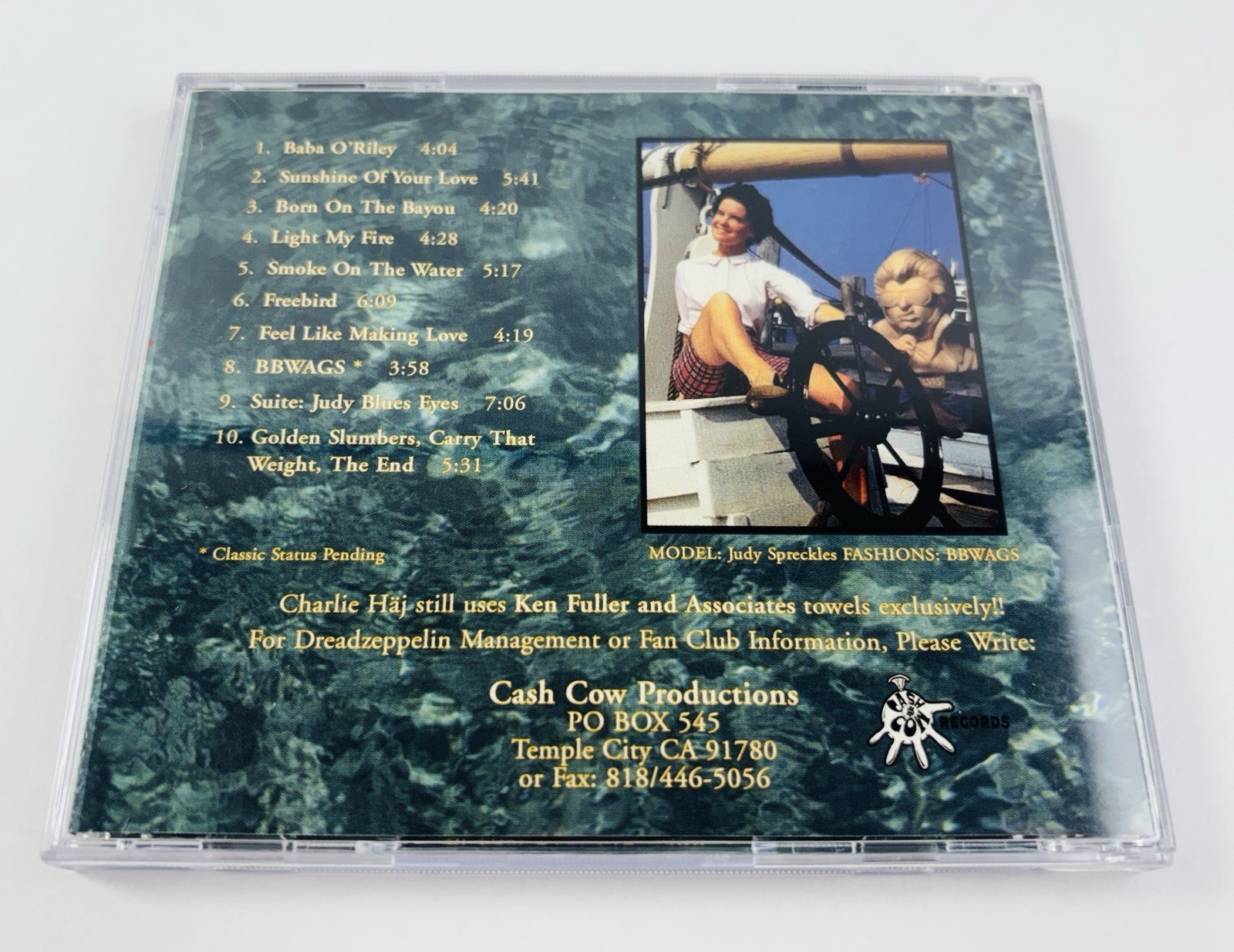 Dread Zeppelin The Fun Sessions CD 1996 RARE Original Cash Cow Records Pressing