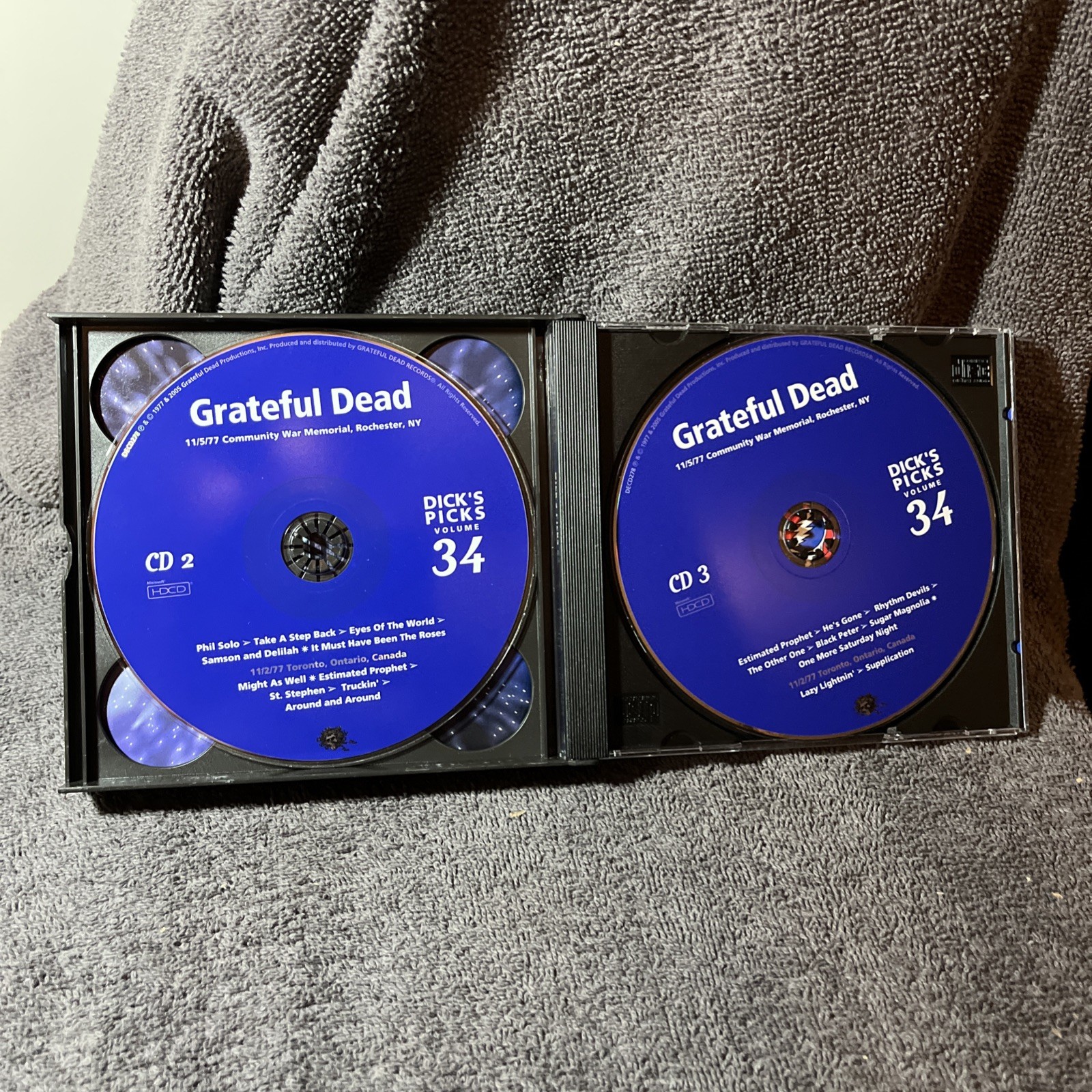 Grateful Dead Dick's Picks VOL 34 3 CDs 2005 Edition 11/5/77 Dave’s OG Issue
