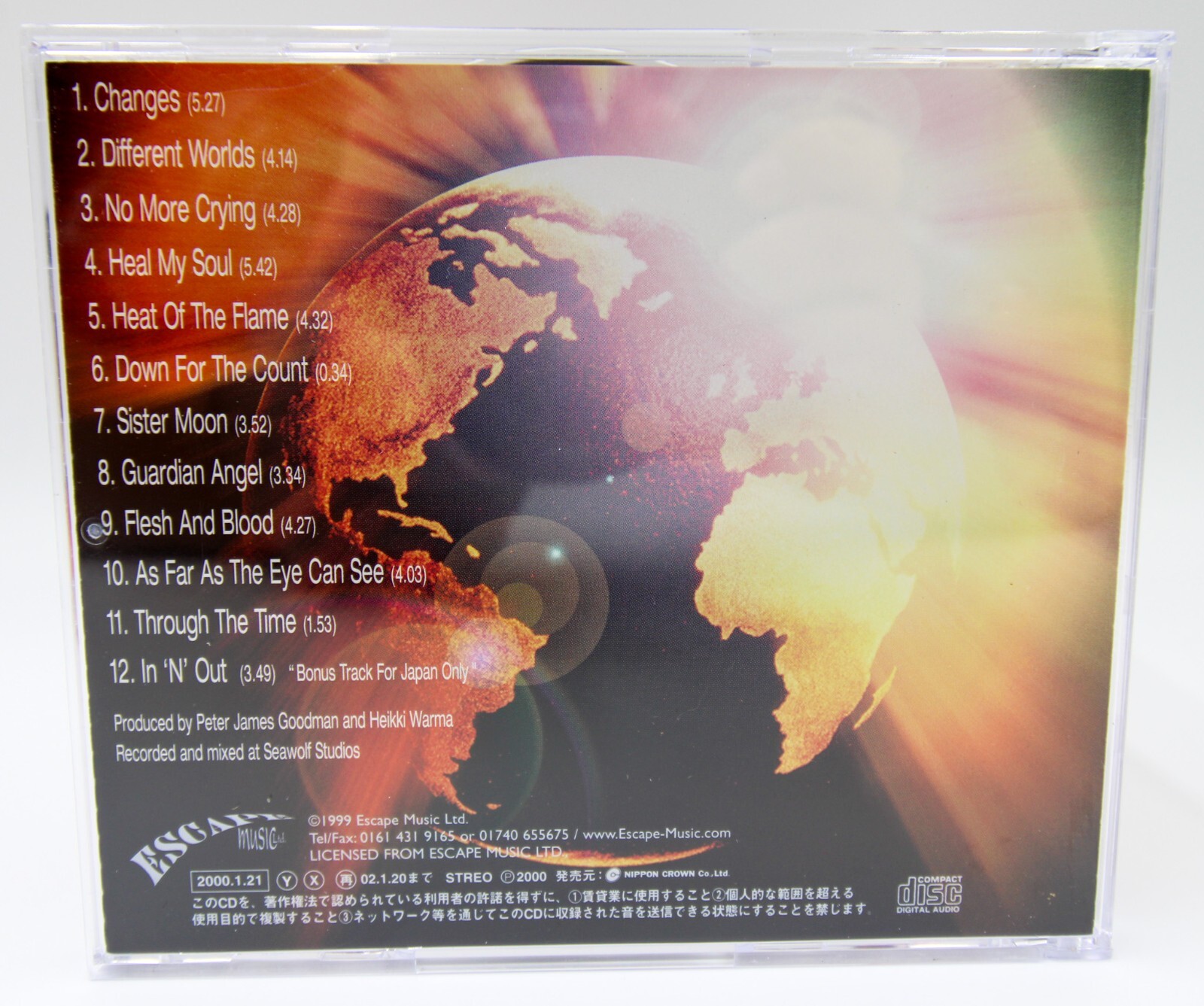 Conquest "Worlds Apart" - 2000 Japan - Escape Music CRCL-4516 - Rock CD