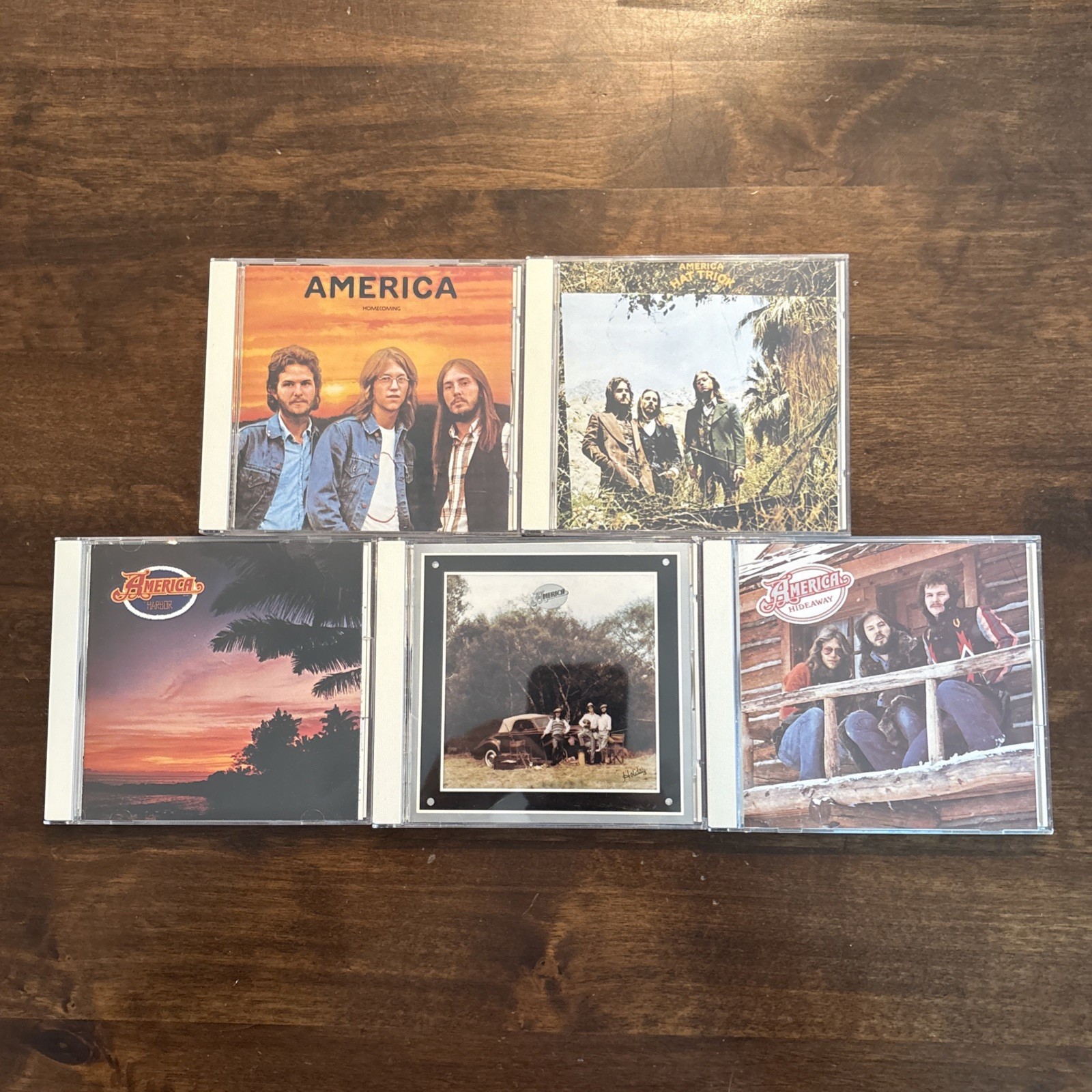 America Cd Lot Japan Import Homecoming/Hat Trick/Hideaway/Holiday/Harbor Rare