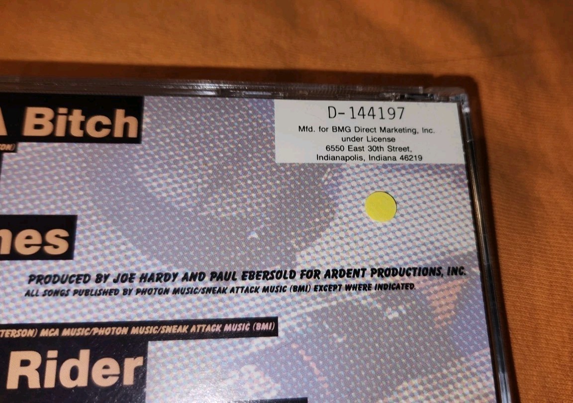 Tora Tora - Surprise Attack CD (A&M Records 1989) Hard Rock Glam Metal