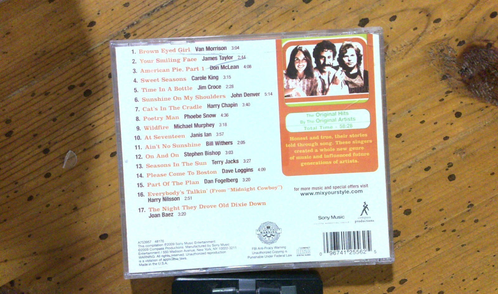 Voice of the 70s (CD) Sony Music 17 tracks original