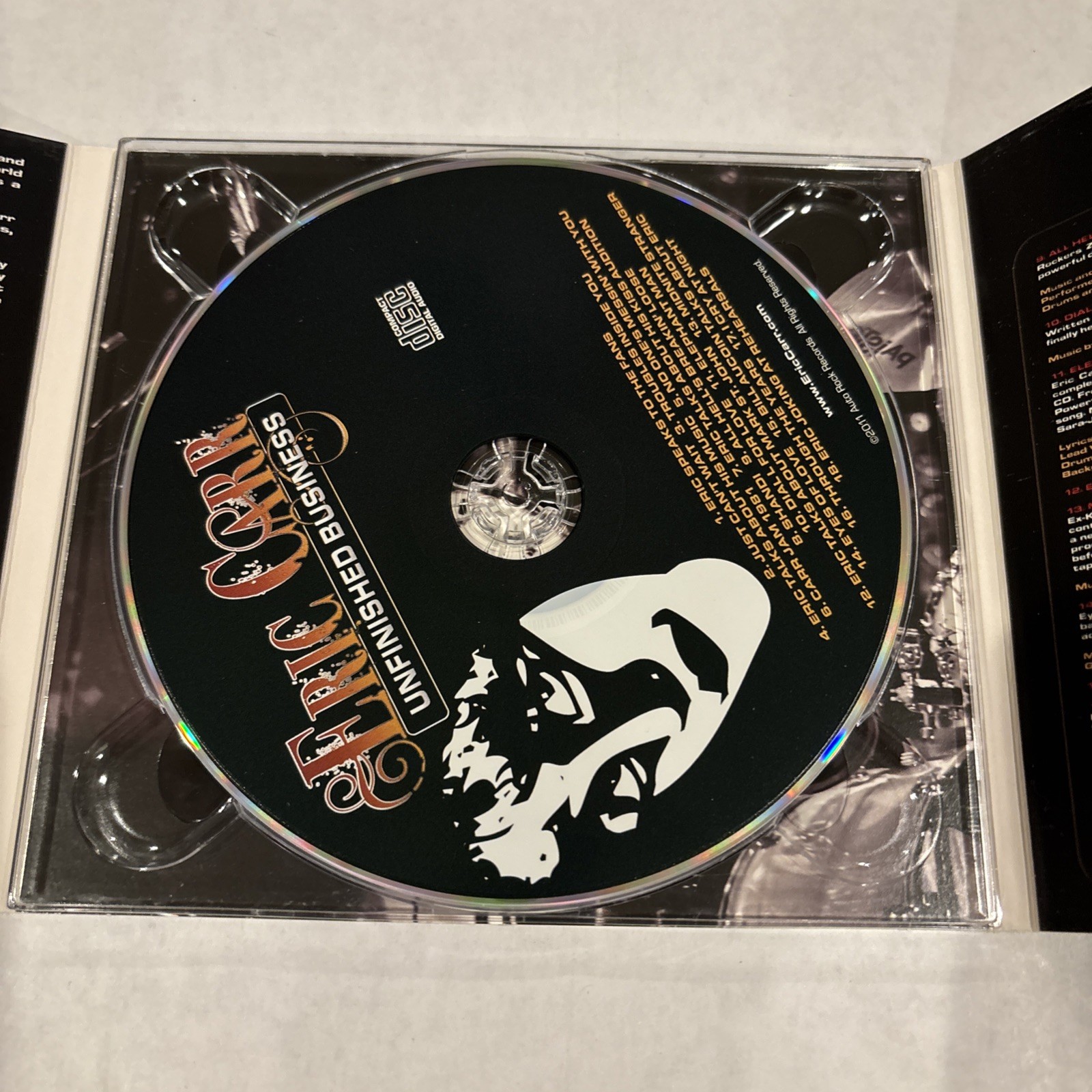 Eric Carr Unfinished Business CD 2011 - KISS OOP Bruce Kulick DIGI