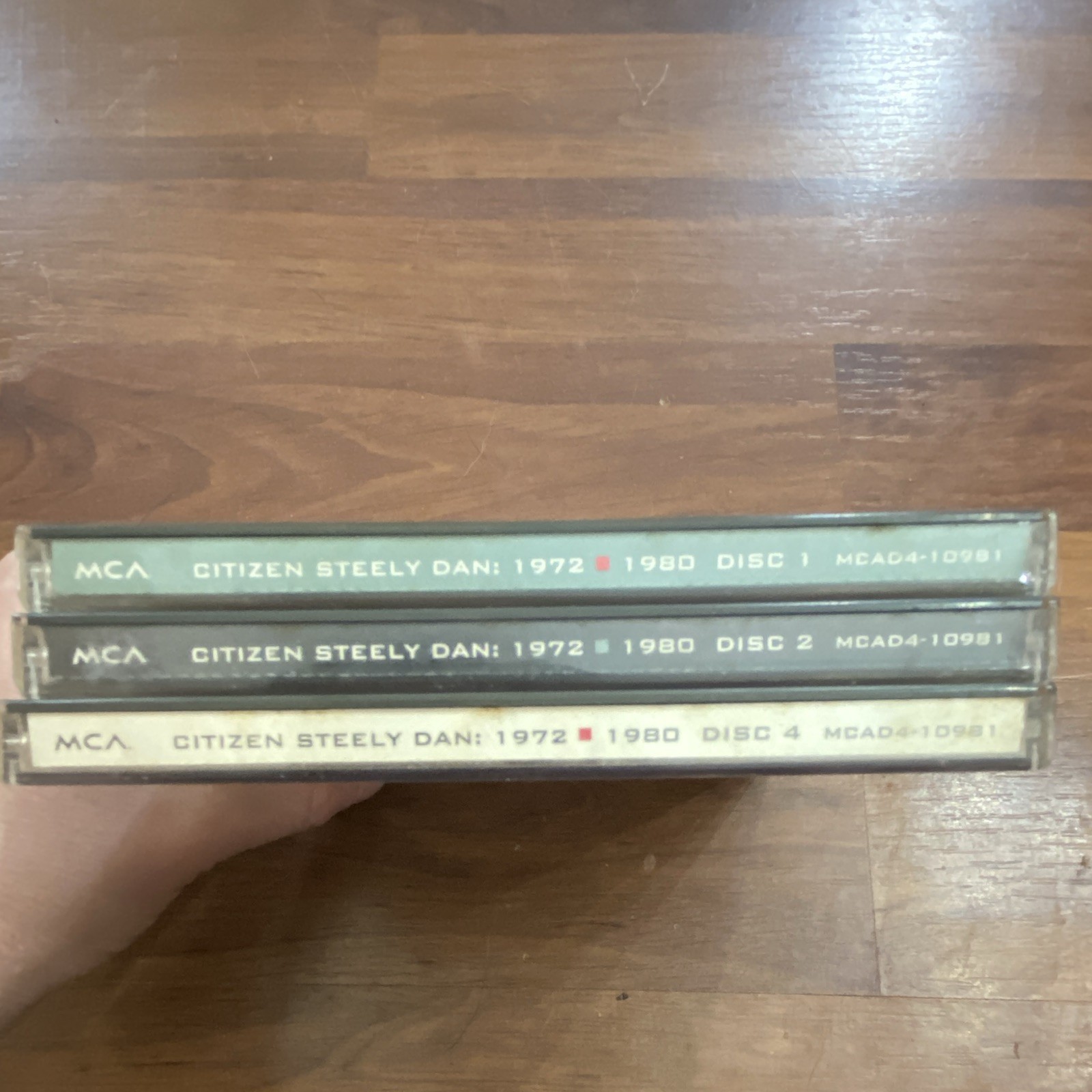 Steely Dan Citizen 1972-1980 CD Lot Discs 1,2 & 4 MCA MCAD4-10981 1993