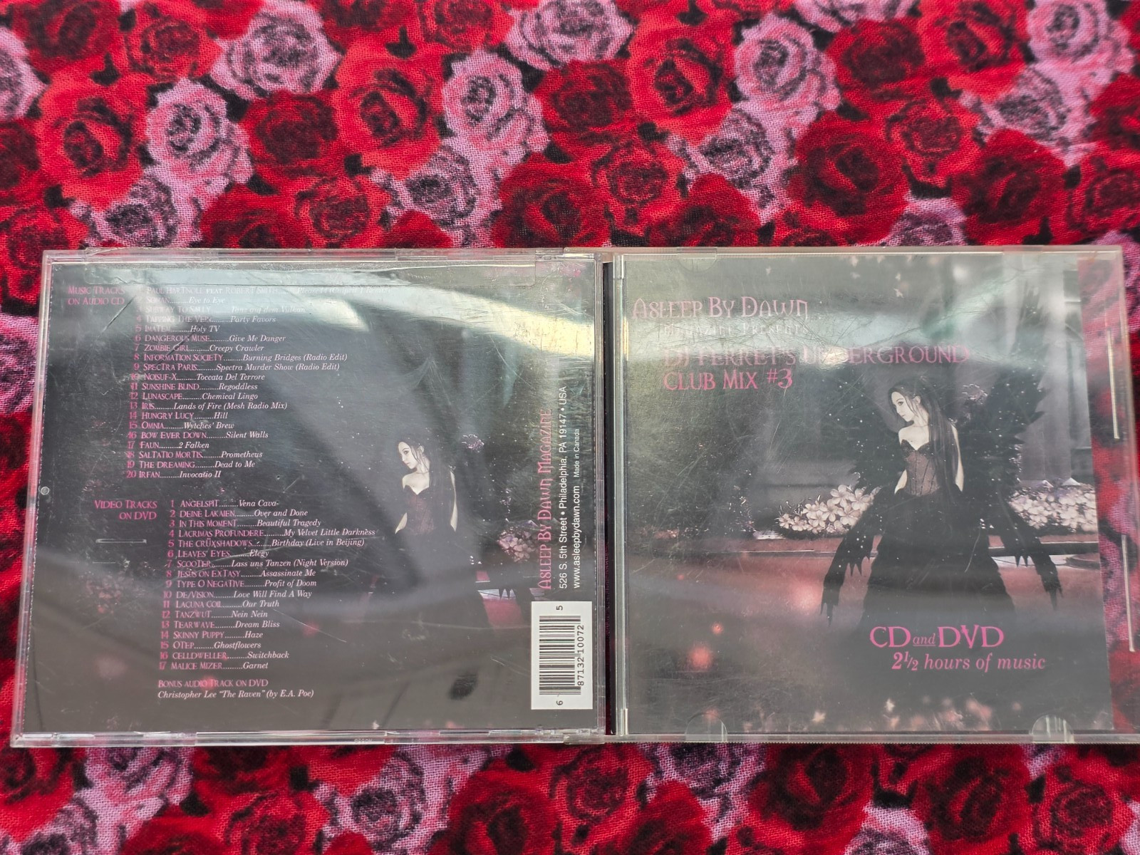 DJ Ferret's Underground Club Mix #3 Asleep By Dawn Magazine CD/DVD