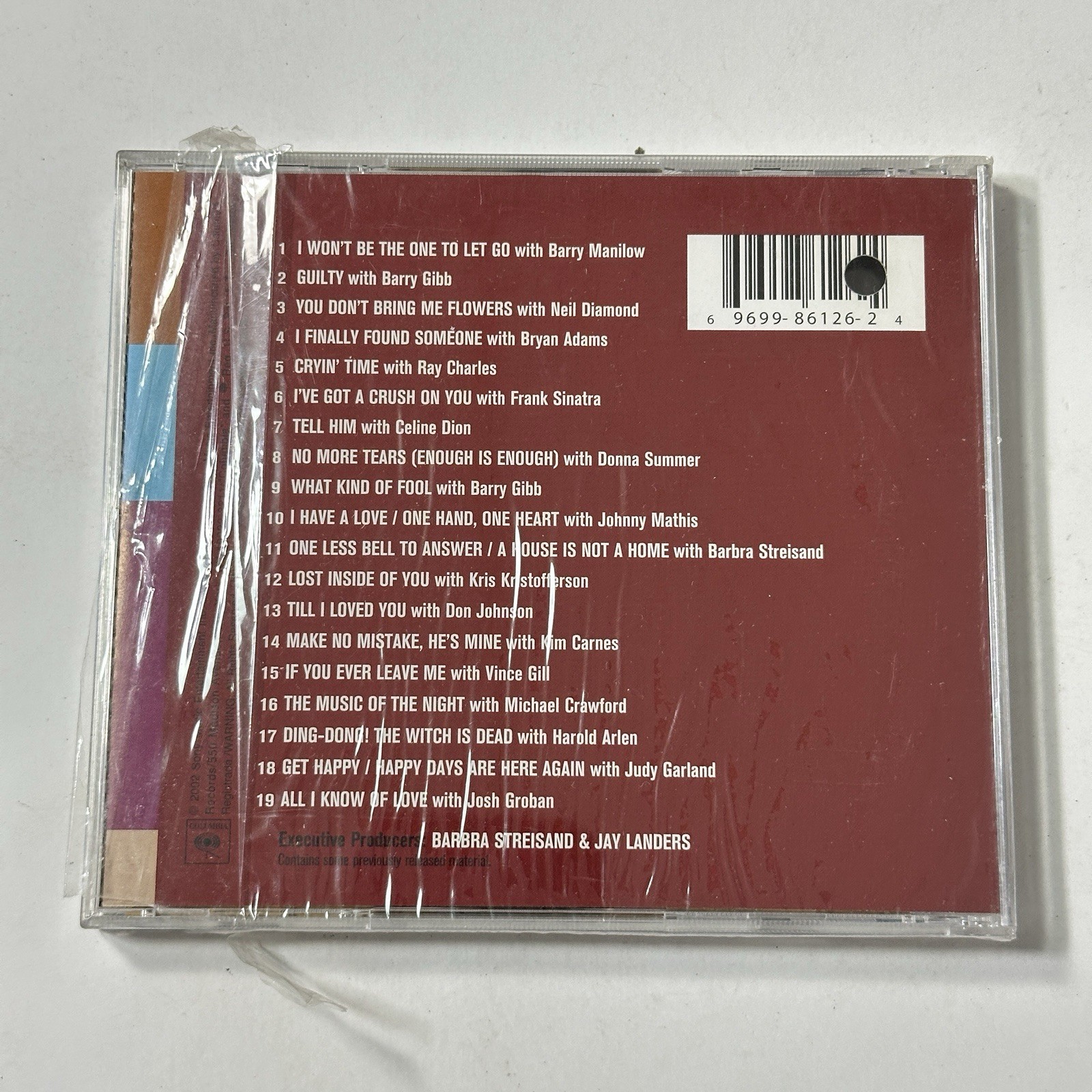 Barbra Streisand - Duets (CD, 2002) Promo, New Sealed!