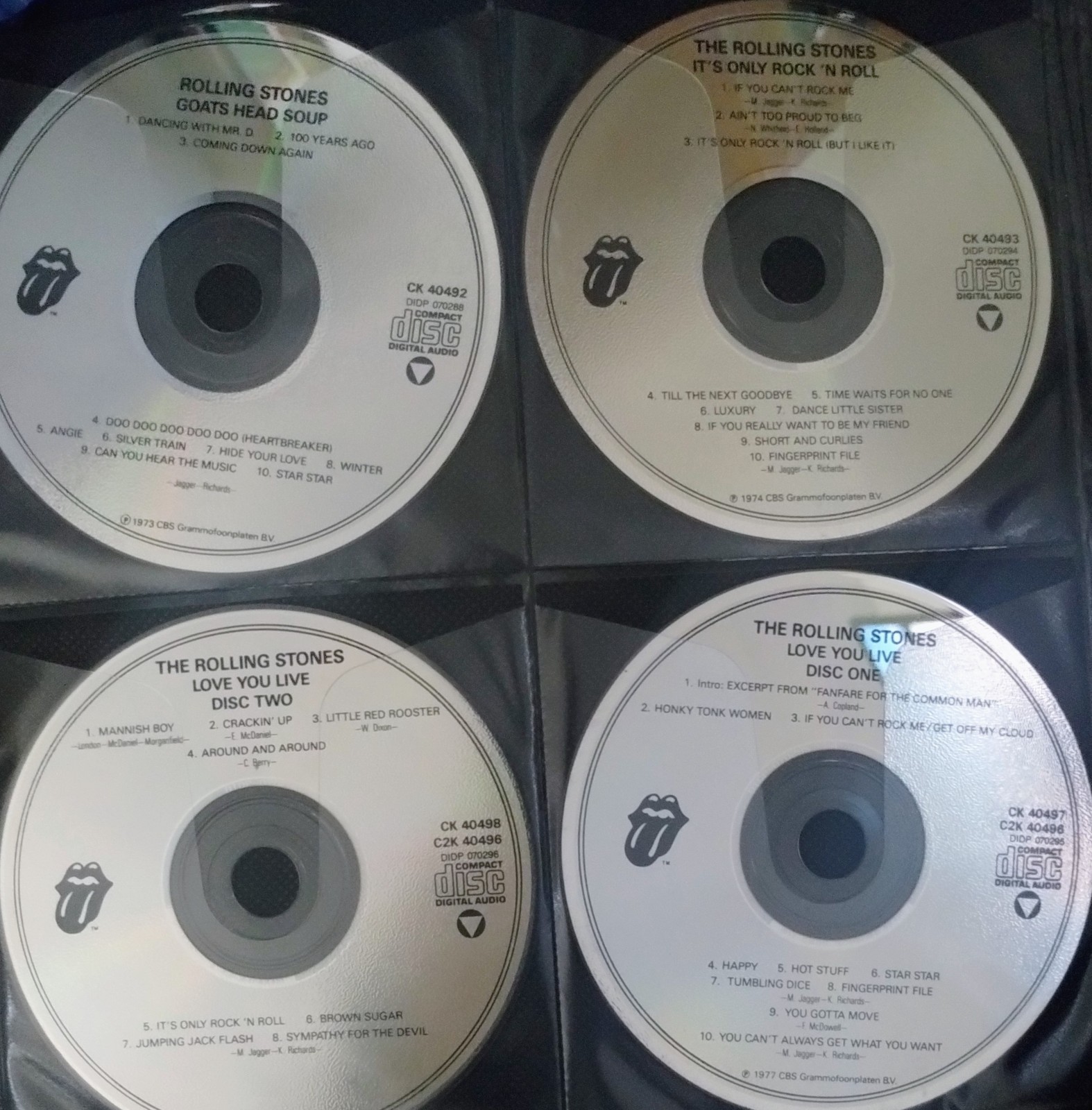 Huge ROLLING STONES CD Collection / Includes Original Discs, Box Sets, Rarities!