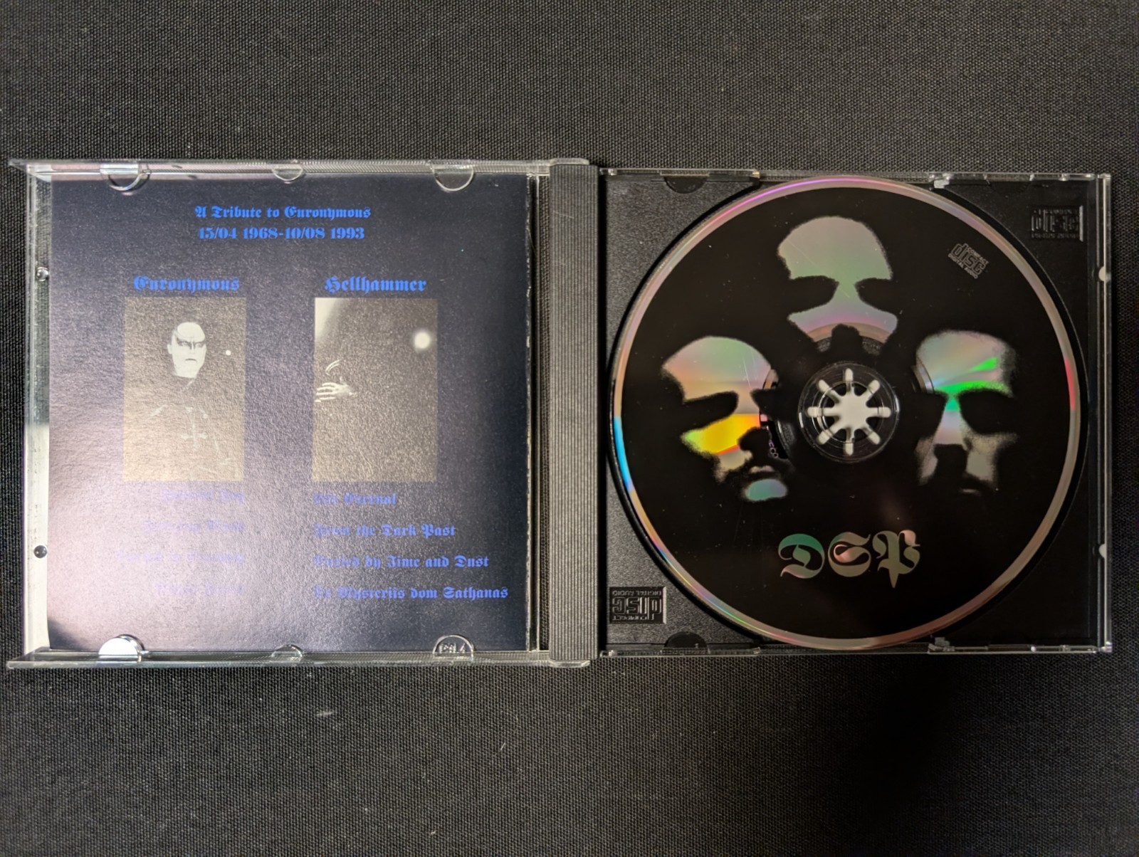 MAYHEM - DE MYSTERIIS DOM SATHANAS - CD 1994 FIRST PRESS DSP ANTI-MOSH 006 RARE