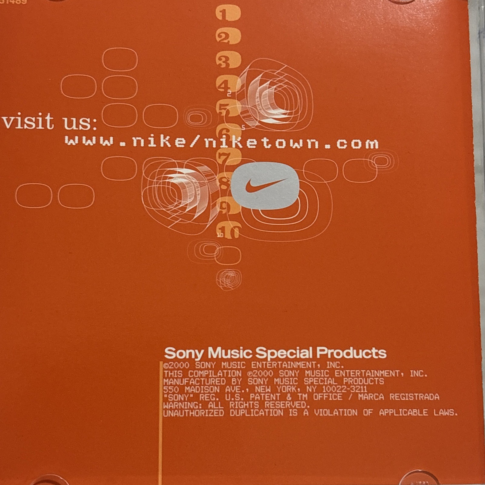 Nike Sound Volume 1 CD (2000) Tested Rare