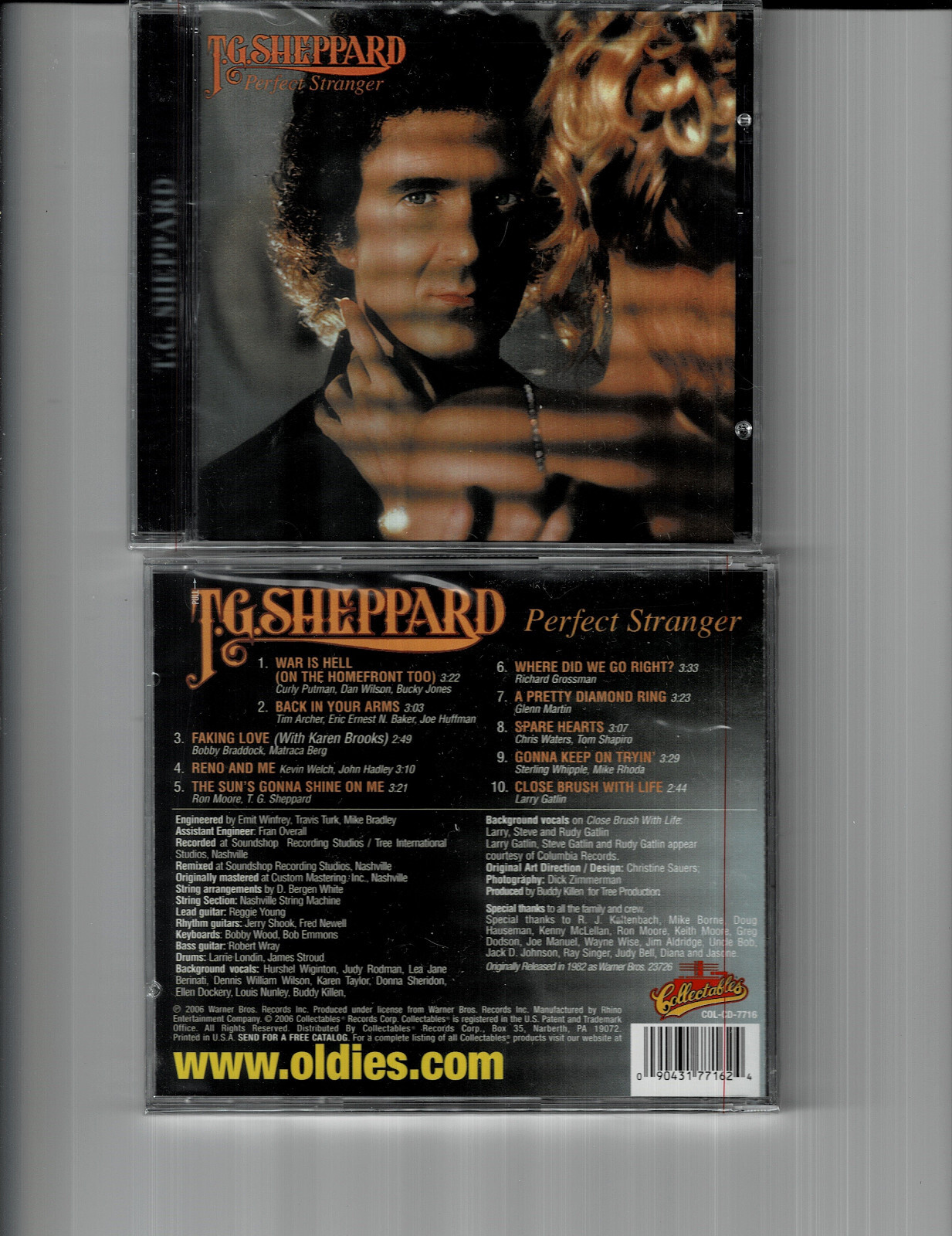 T.G. SHEPPARD - PERFECT STRANGERS (CD 2006) NEW **10 TRACKS**