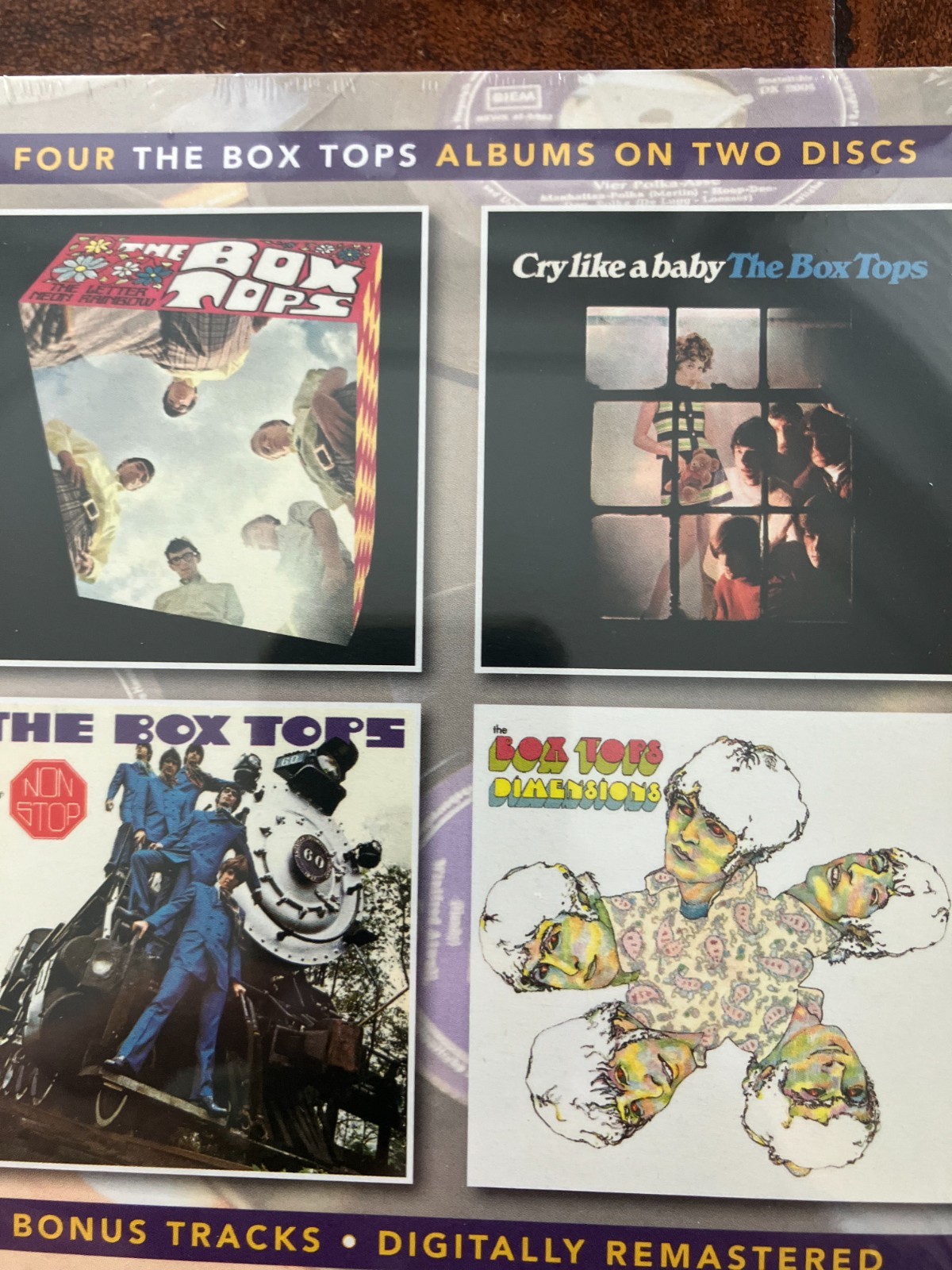 THE BOX TOPS. The Letter / Neon Rainbow /Cry Like a Baby Non Stop n/ Dimensions