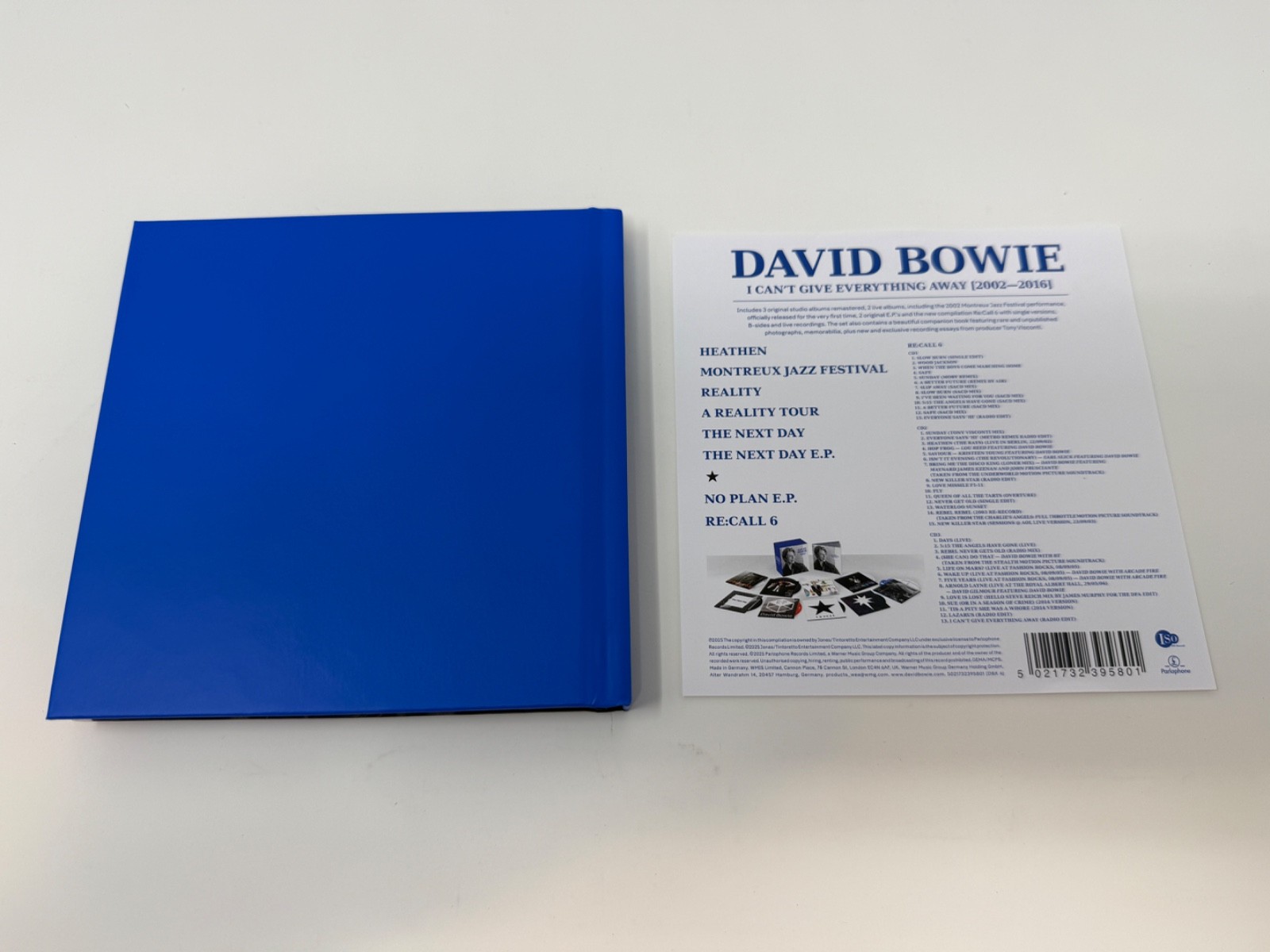 David Bowie: I Can't Give Everything Away 2002-2016 CD Box Set - Complete