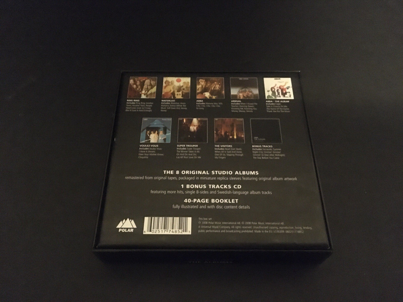 ABBA The Albums 9 CD Booklet Box Set