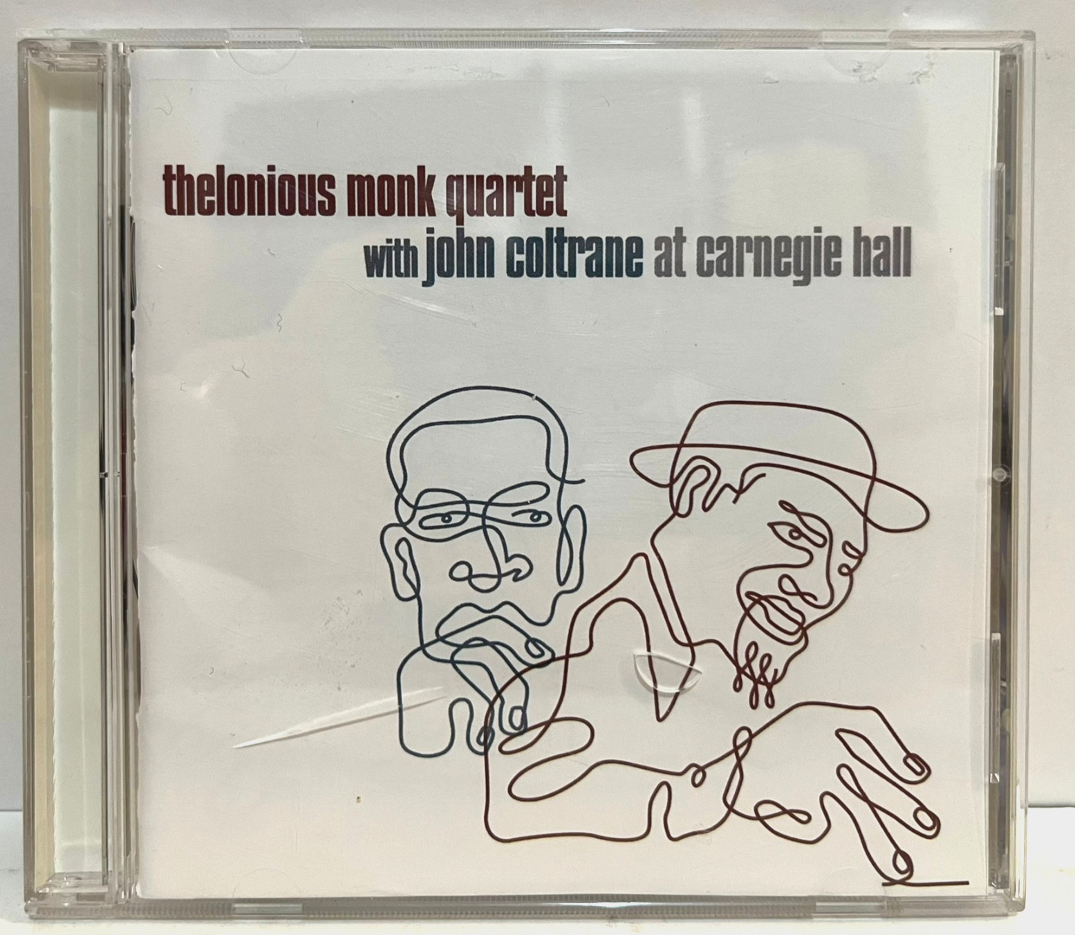 THELONIUS MONK With JOHN COLTRANE - At Carnegie Hall - Compact Disc CD - EX