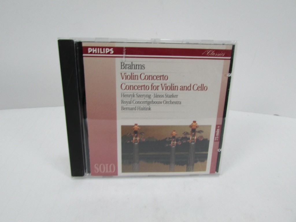 Brahms Violin Concerto Concerto for Violin and Cello CD 1995 Philips Solo