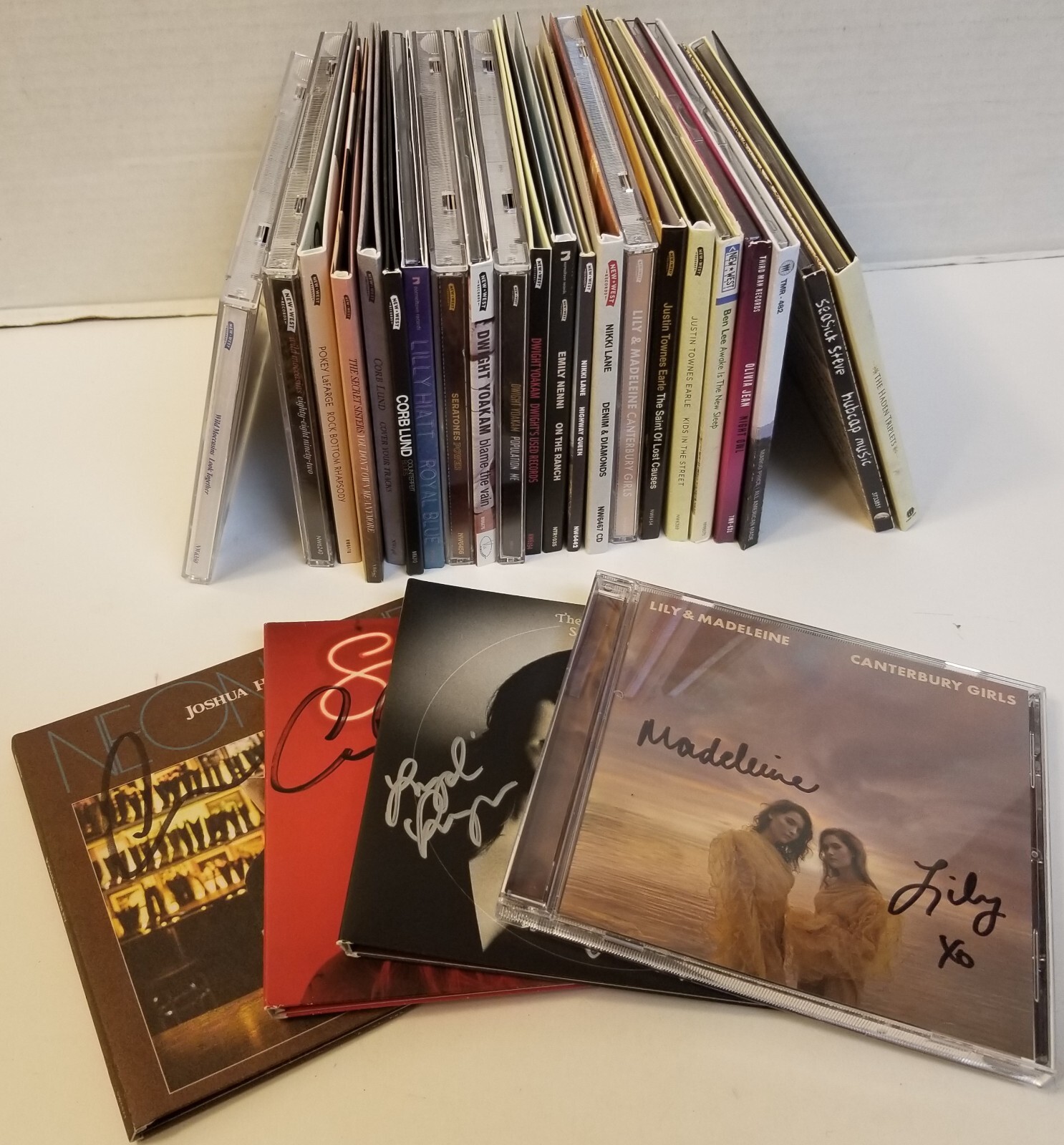 Great Lot of (26) NEW WEST & THIRD MAN RECORDS Americana CD's, (5) Are Signed