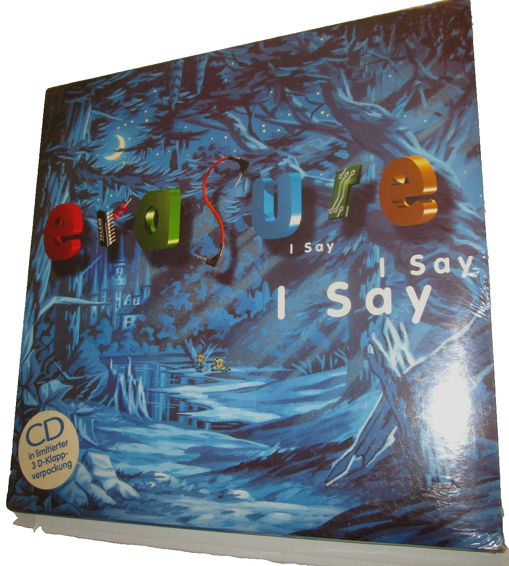 rare ERASURE i say SEALED 1994 UK CD in POP-UP 12" SLEEVE yaz yazoo depeche mode