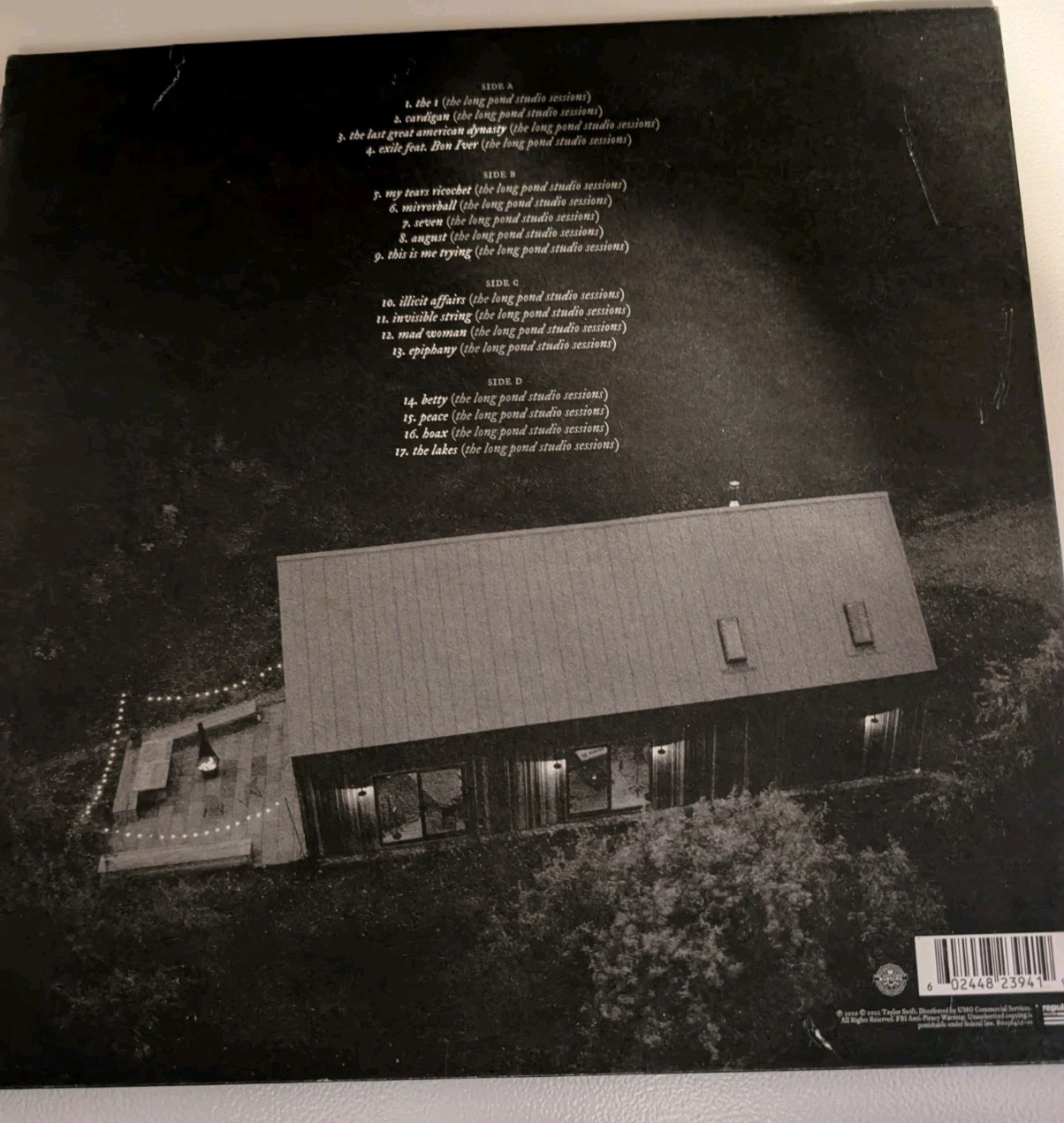 Taylor Swift folklore: the long pond studio sessions Vinyl Record Store Day