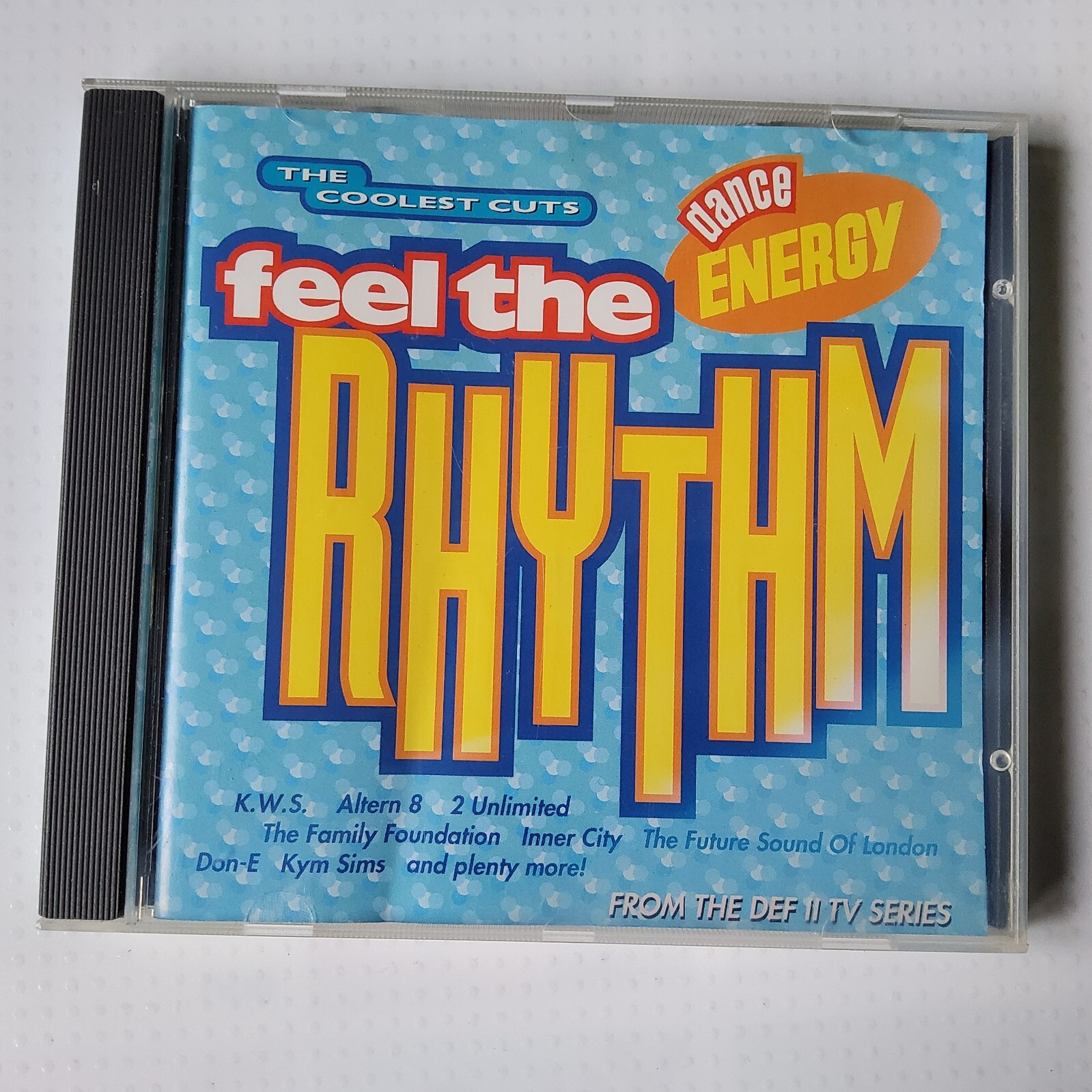 DEF II TV SERIES CD FEEL THE RHYTHM ALTERN 8 2 UNLIMITED KWS KYM SIMS 1992