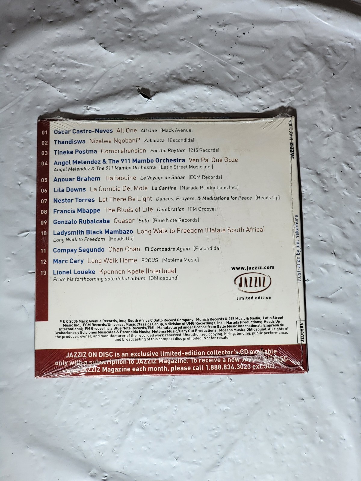 JAZZIZ Magazine What in the World Vol. 6 CD May 2006 New Sealed Jazz Compilation
