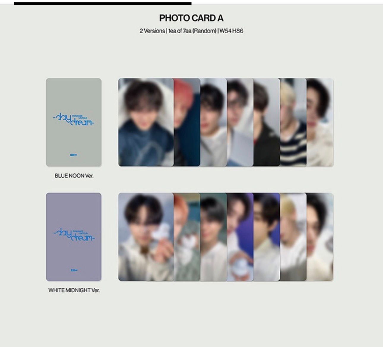 ROMANCE....UNTOLD DAYDREAM CD+PHOTOBOOK+2CARDS+1POSTCARD+POSTER+GIFT
