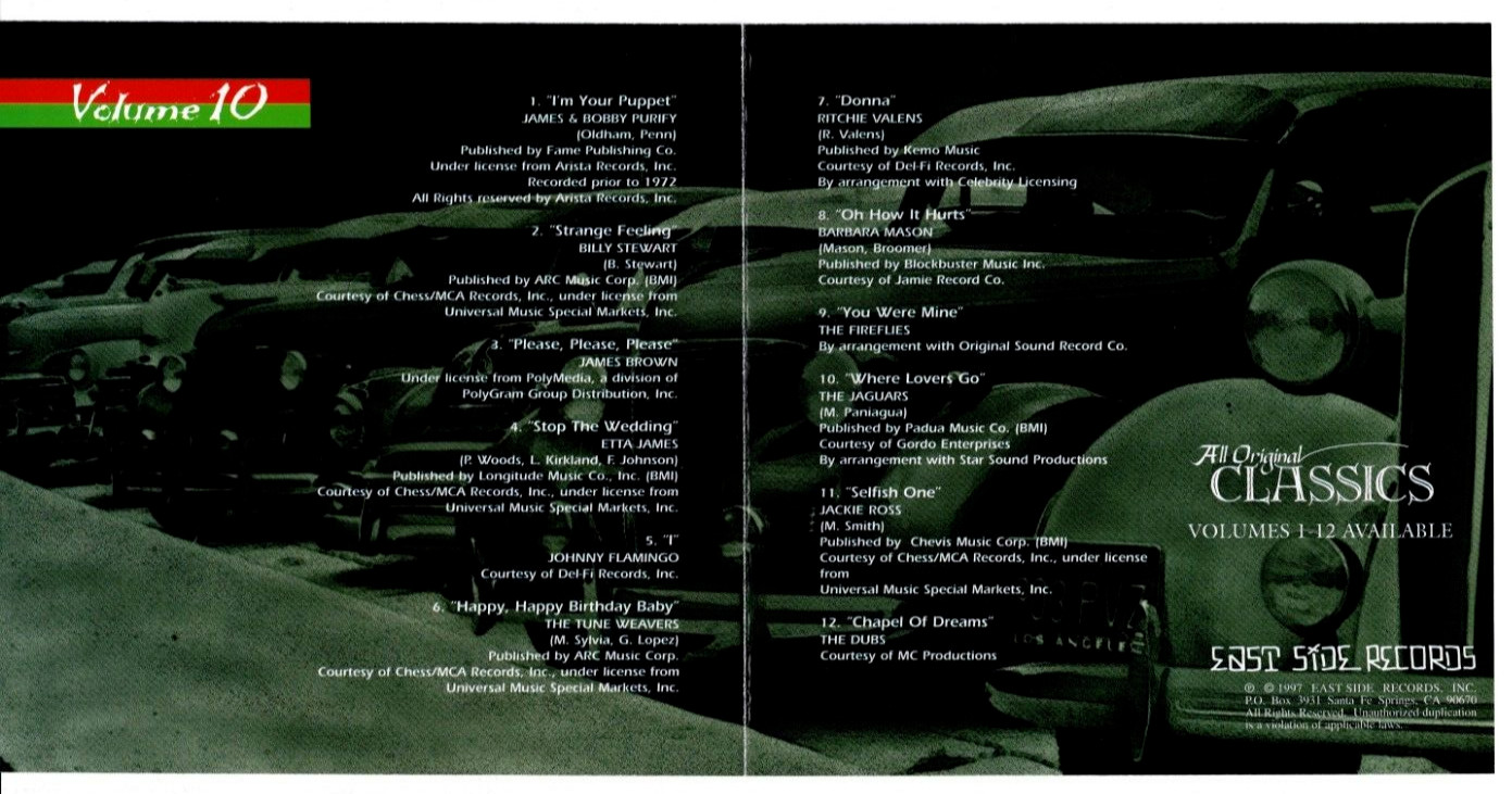 East Side Story (Vol. 10) [CD] (DIGITALLY REMASTERED) Ritchie Valens, Etta James