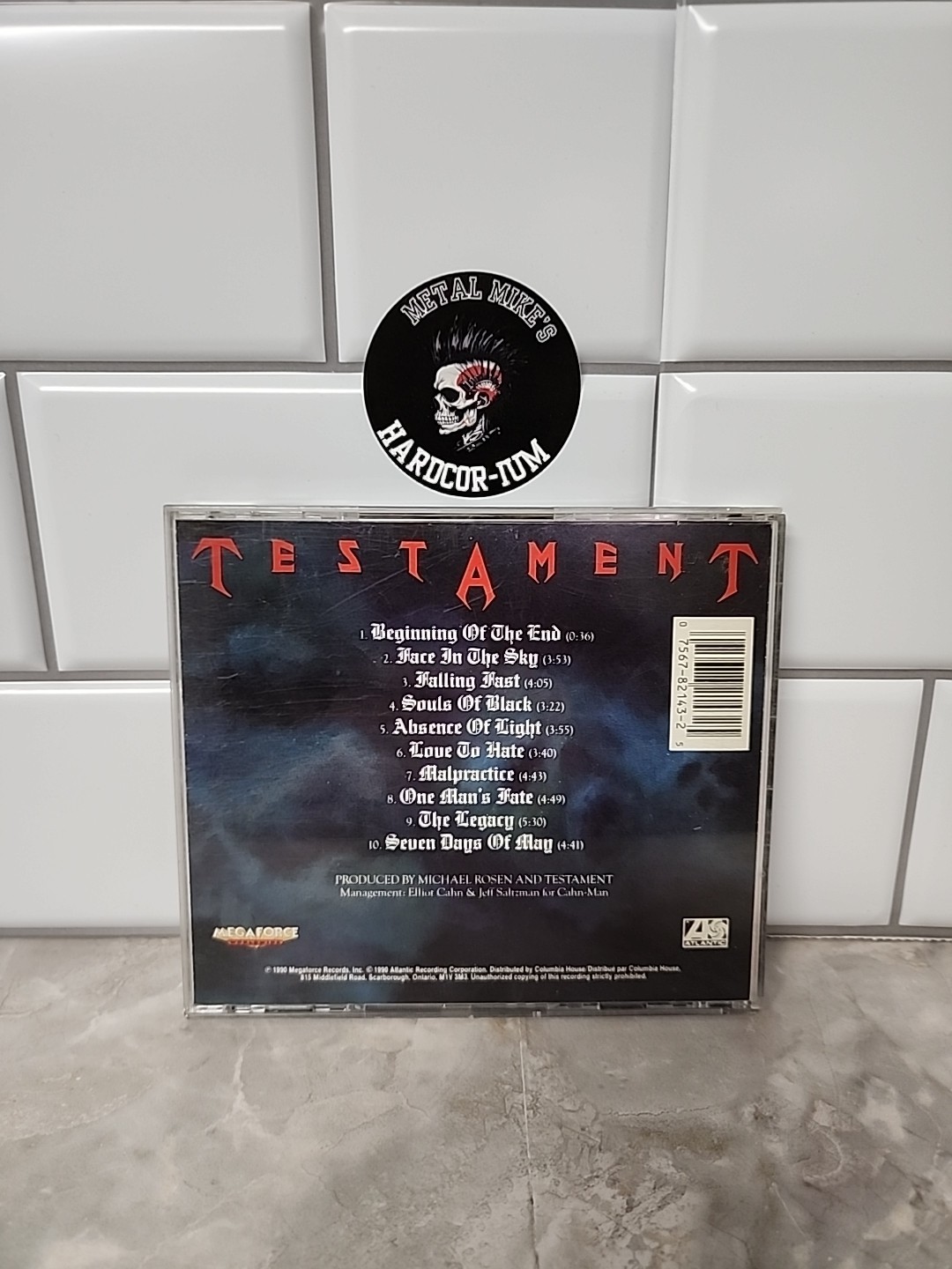 Testament- Souls of Black- CD- 1990- Thrash Speed Metal