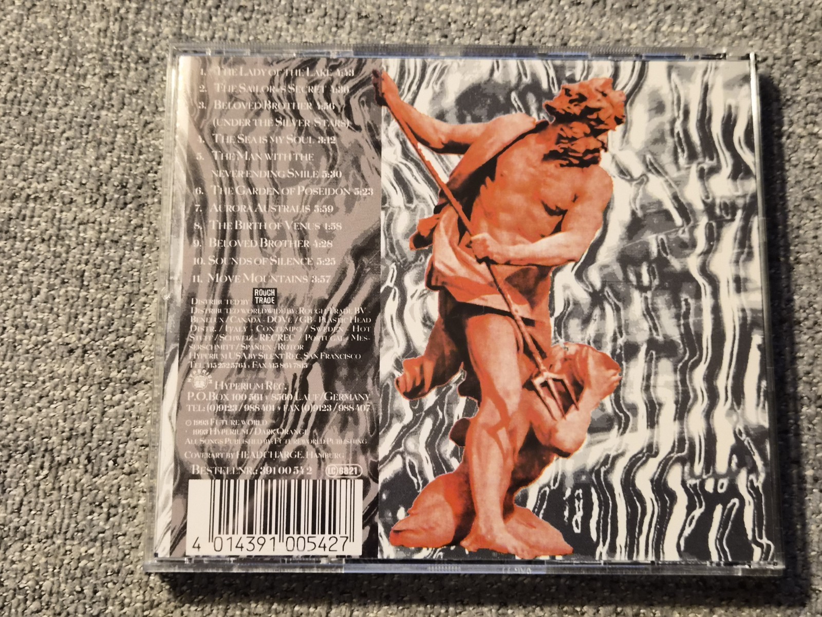 (652) Dark Orange The Garden Of Poseidon CD 1993 Hyperium Ambient Germany
