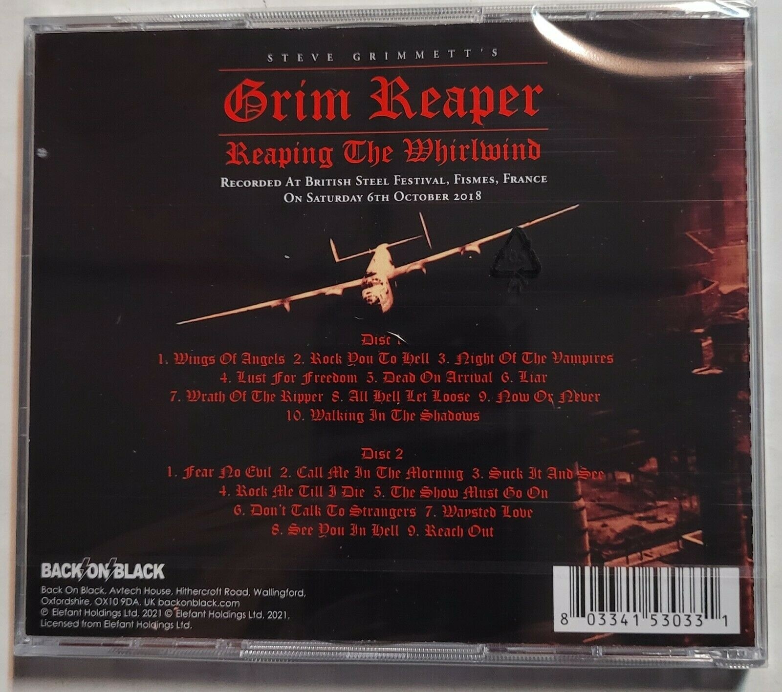 Grim Reaper Reaping The Whirlwind New 2 CD Heavy Metal Steve Grimmett's