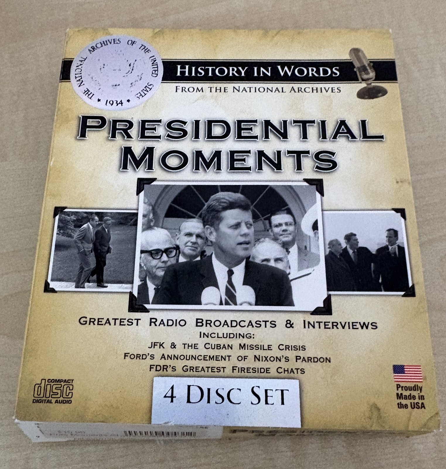 Presidential Moments - Greatest Radio Broadcasts And Interviews - 4 CD Set