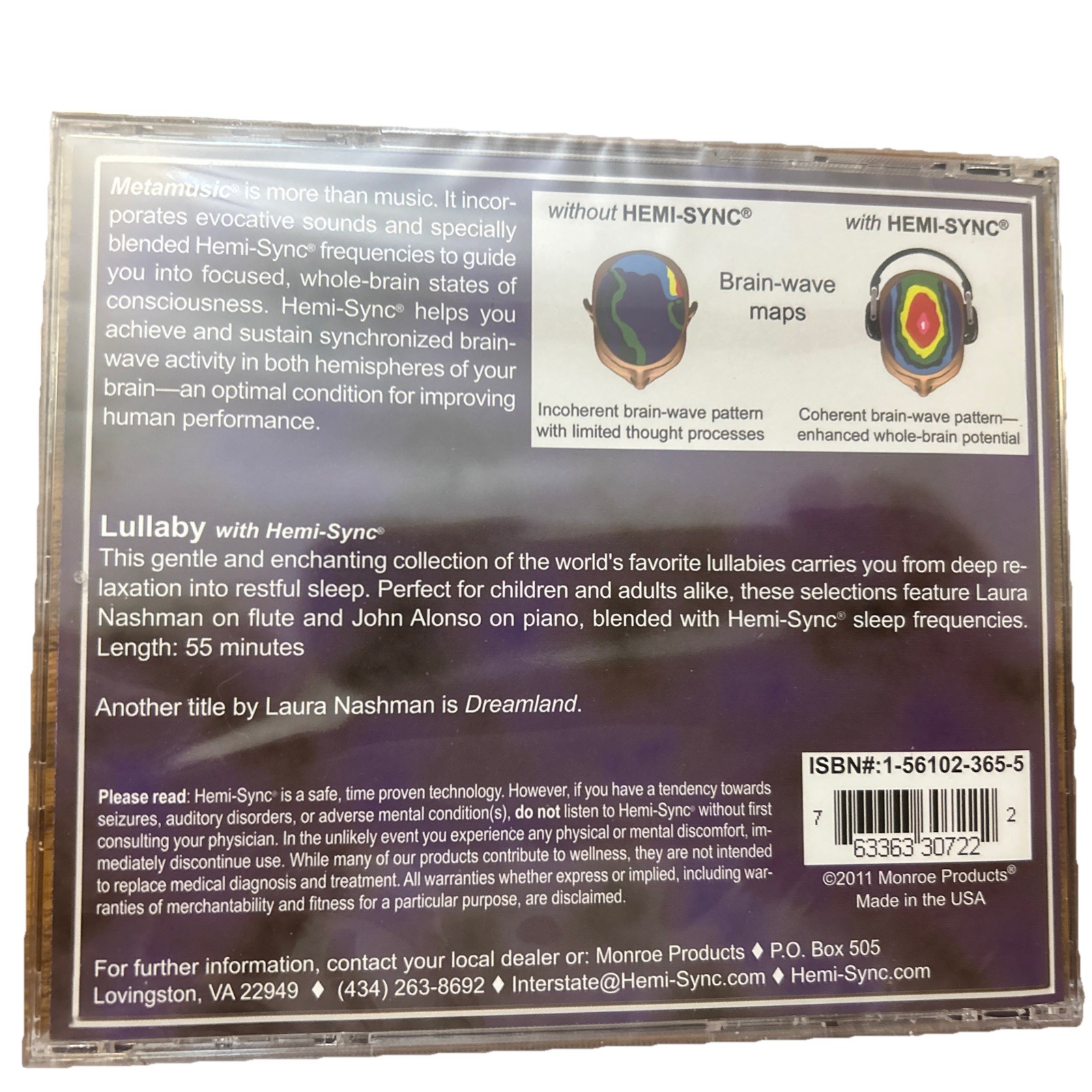 Hemi-Sync : Lullaby With Hemi-Sync , New Sealed CD