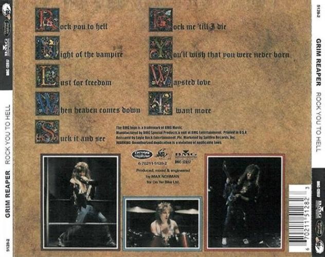 Grim Reaper - Rock You To Hell (CD, Album) (Very Good Plus (VG+)) - [Location_ r
