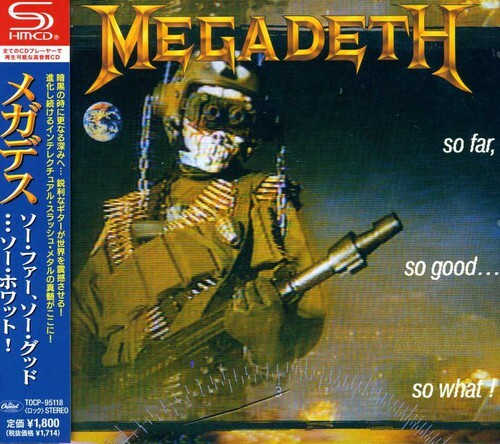Megadeth - So Far. So Good So What [New CD] SHM CD, Japan - Import