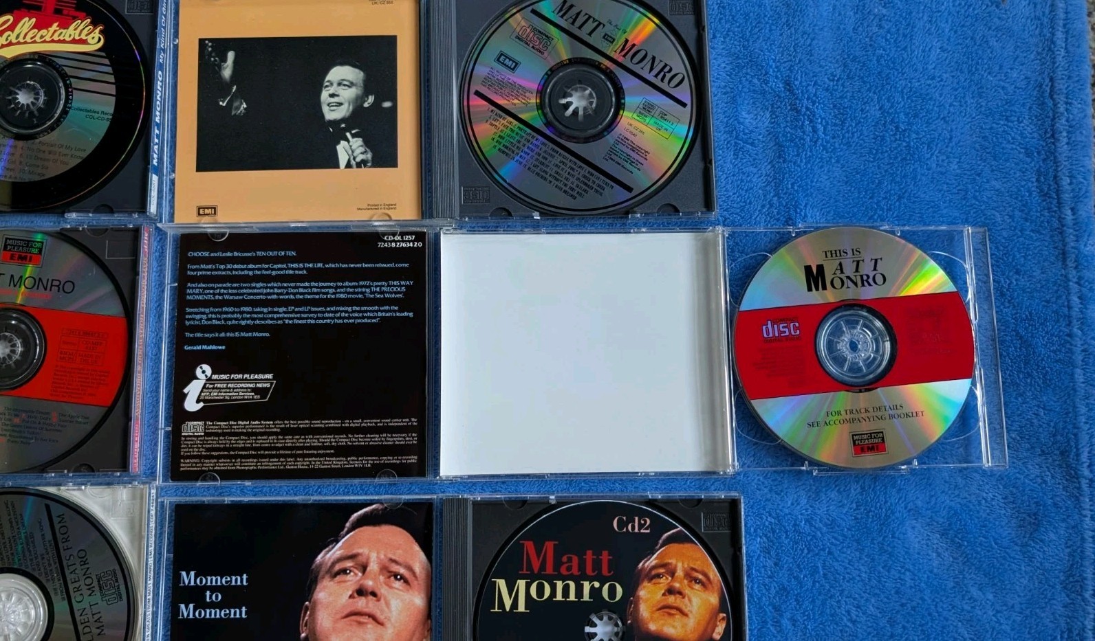 MATT MONRO 7 CD Lot Pop Vocal My Kind Of Girl Hollywood & Broadway EMI Years