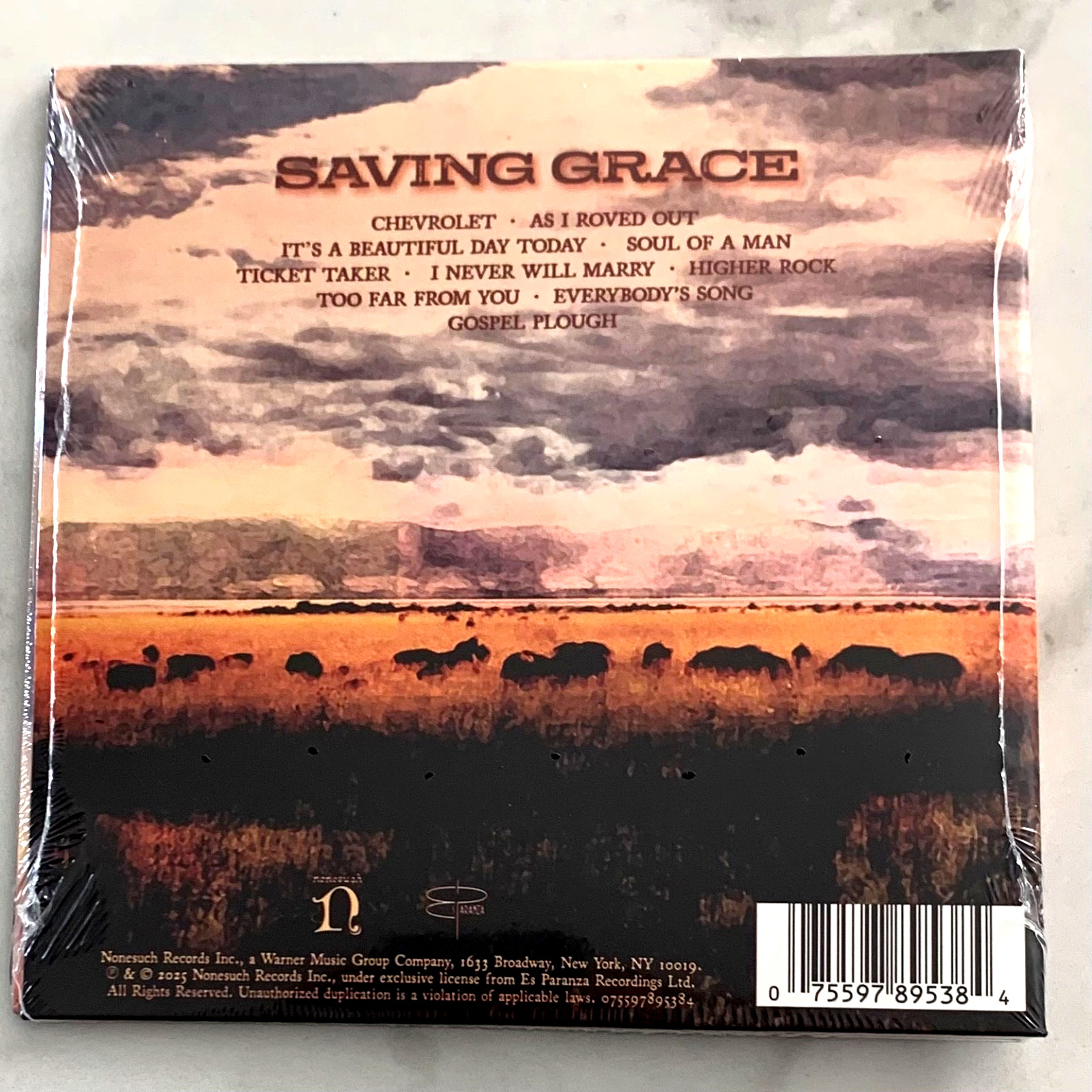 Robert Plant With Suzi Dian Saving Grace CD 2025 Folk Roots Rock NEW SEALED MINT