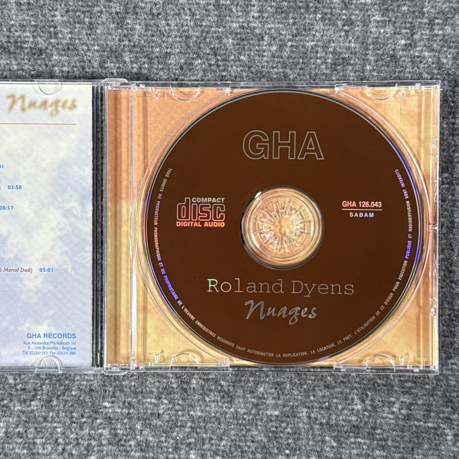 Roland Dyens Nuages CD 1998 GHA 126.043 French Classical Guitar Rare Import
