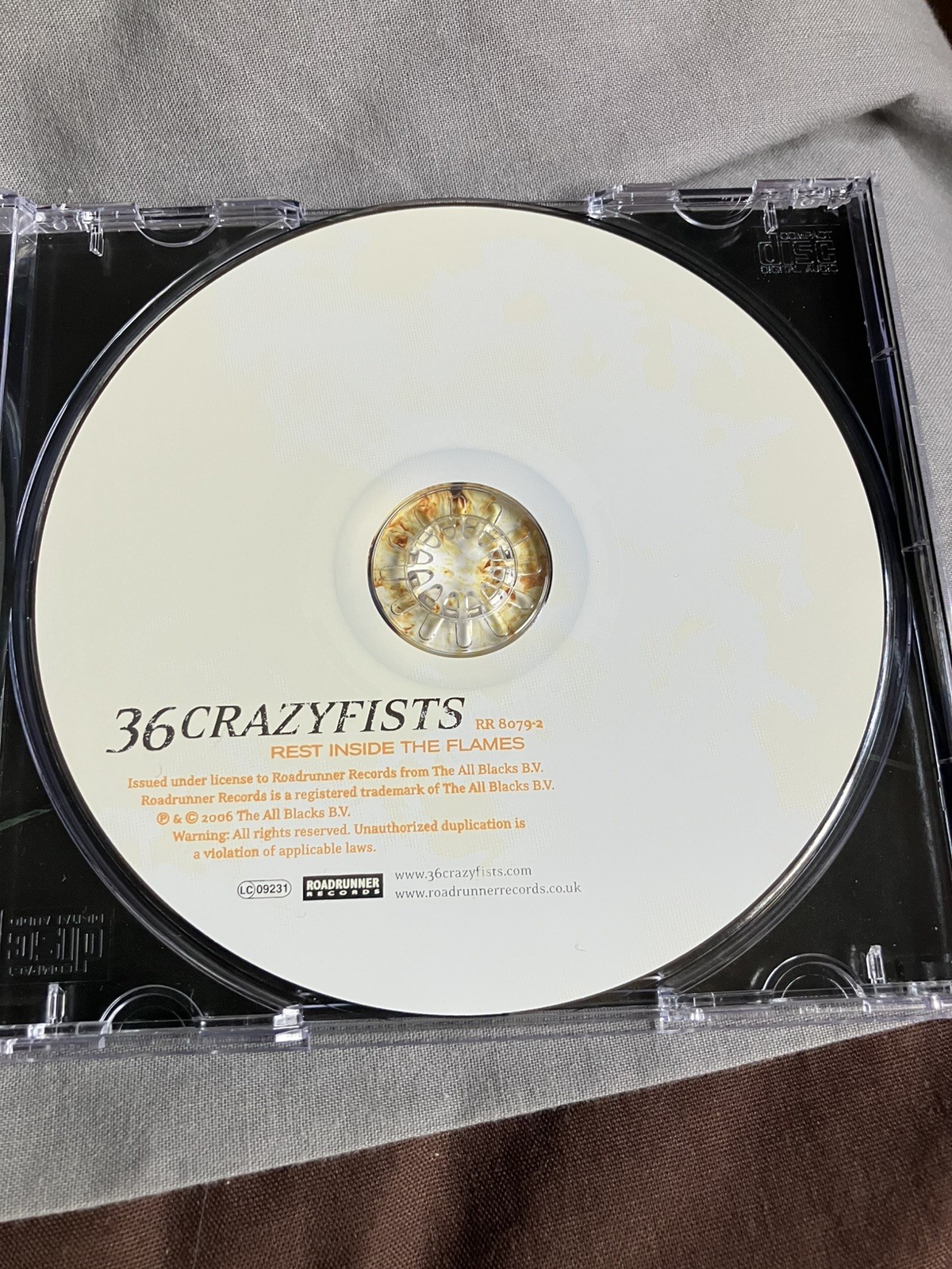 36 Crazyfists - Rest Inside the Flames [CD, 2006]