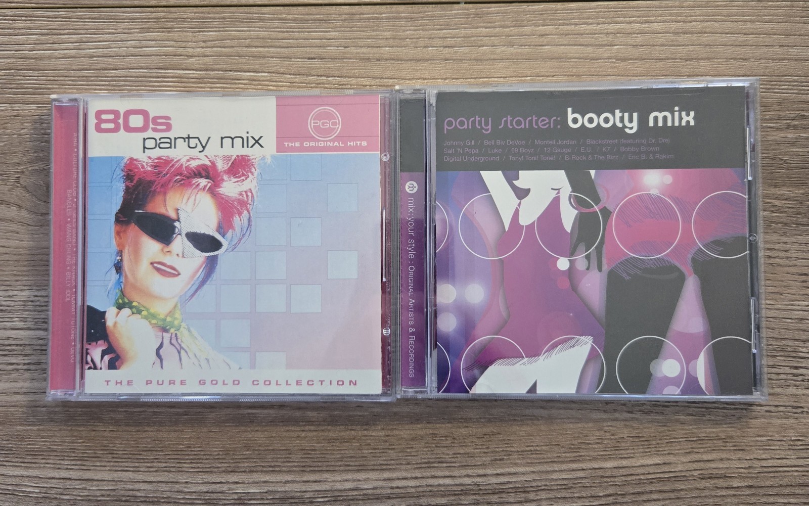 80s Party Mix + Party Starter Booty Mix [2 CD LOT] Dance Pop R&B Hits