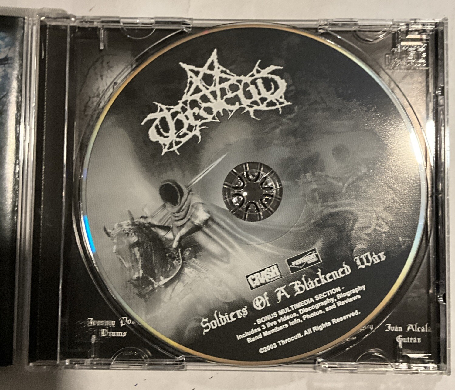 Throcult - Soldiers of a Blackend War CD 2003 Crash Music [Enhanced]