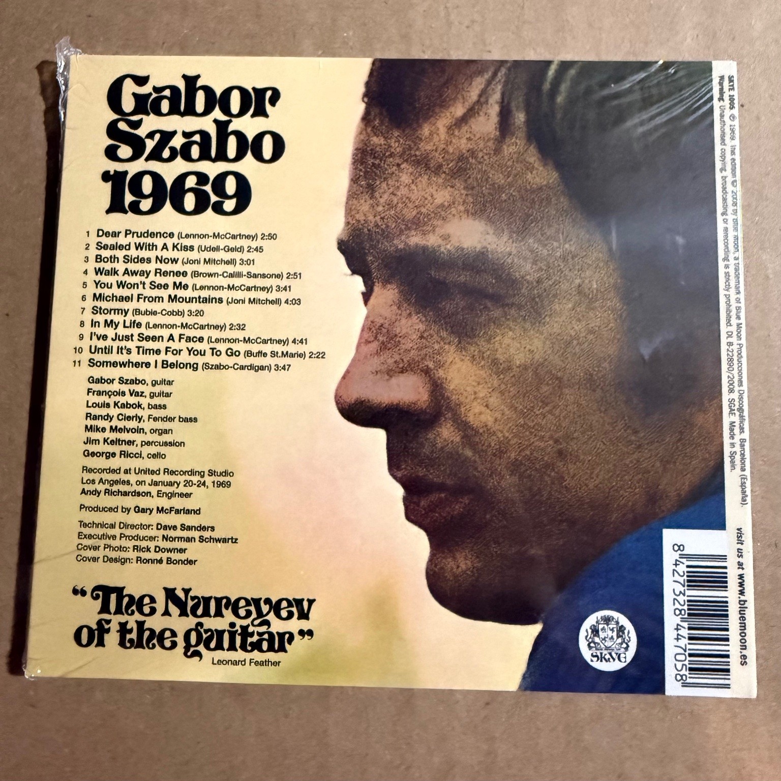 Gabor Szabo – 1969 CD Jazz Fusion Funk Soul Blue Moon Records
