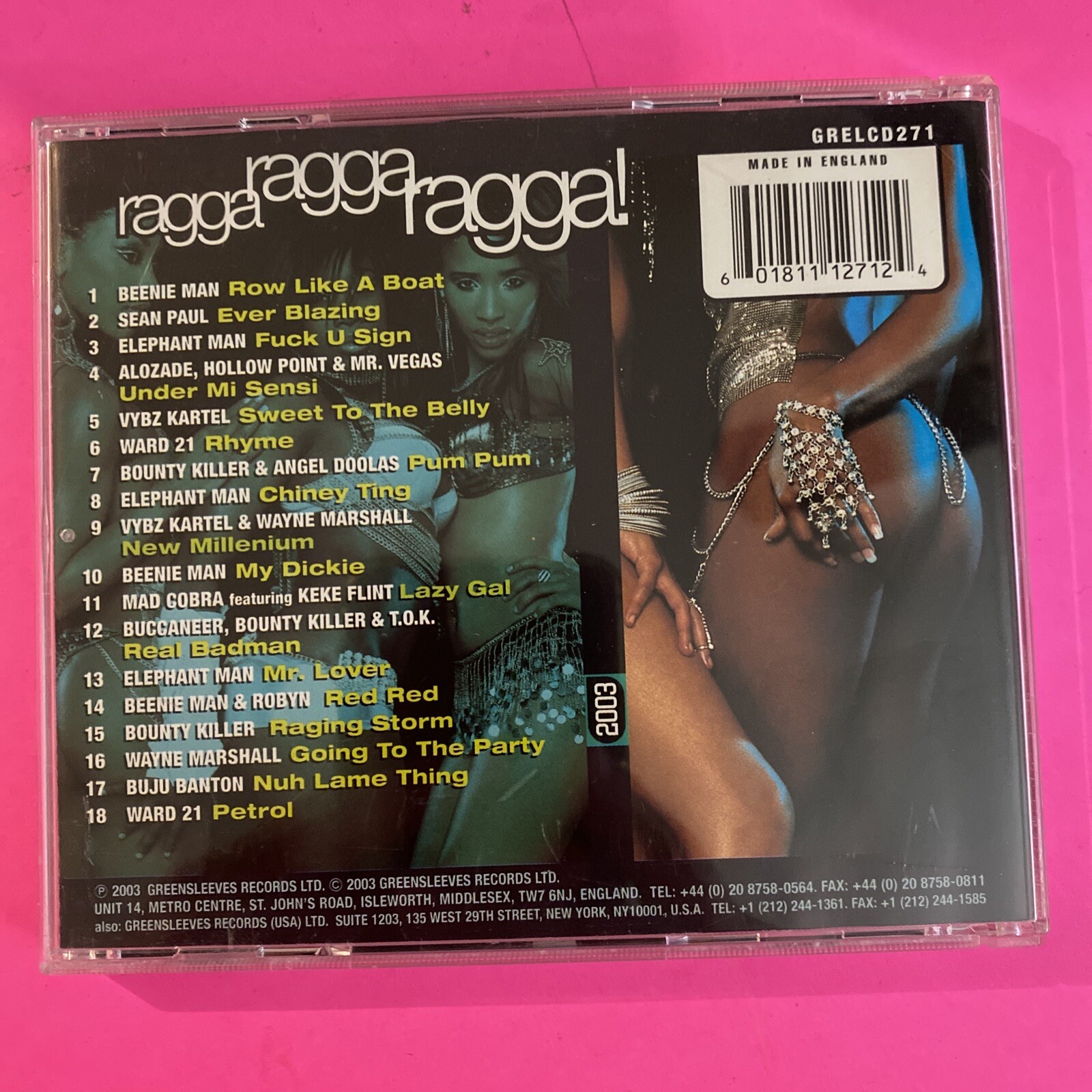RAGGA RAGGA RAGGA ! (CD 2003) RAW X RATED DANCEHALL - LIKE NEW - FREE SHIPPING