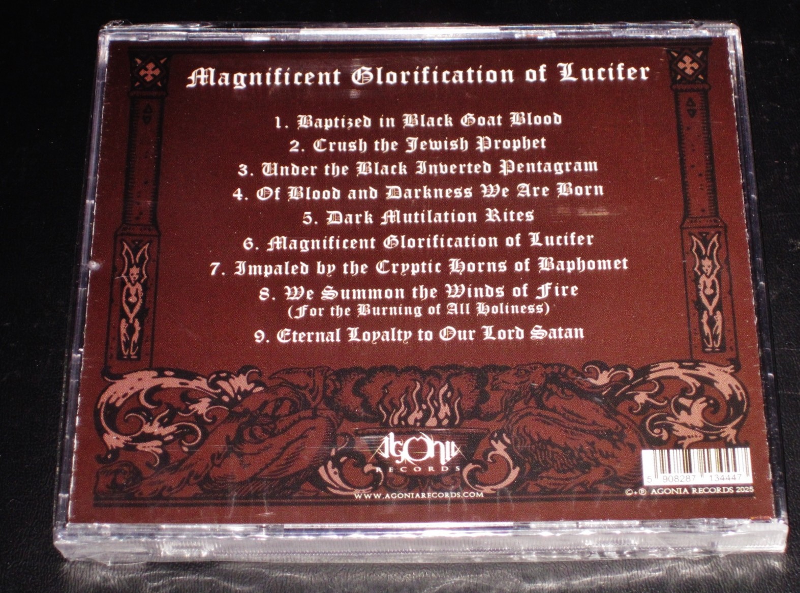Inquisition: Magnificent Glorification Of Lucifer CD 2025 Agonia Records EU NEW