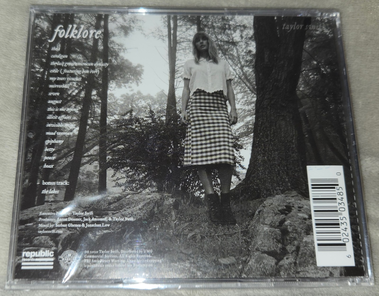 Taylor Swift Folklore Stolen Lullabies 2020 Republic Records CD Brand New Sealed