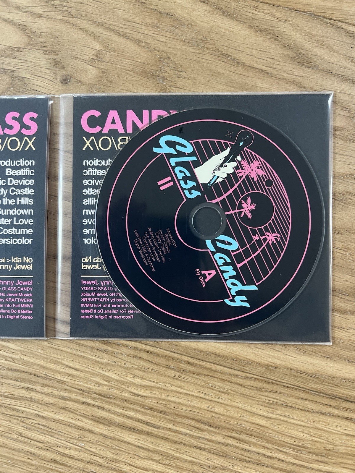 Glass Candy Beatbox ORIG OOP Plastic Sleeve Gatefold CD Chromatics