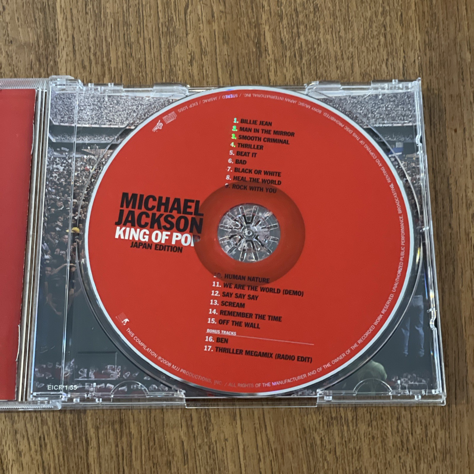 MICHAEL JACKSON King of Pop Japan Edition CD EICP 1055 w/OBI 2Bonustracks 2008