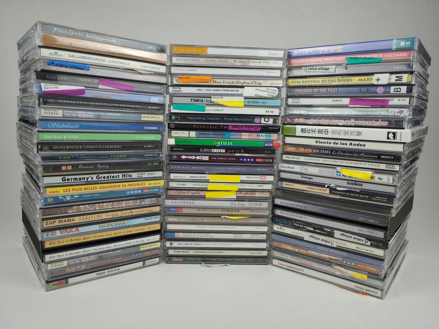 Lot Of 20+ World Music CDs Foreign Language Spanish Japanese Russian Etc *AS IS*
