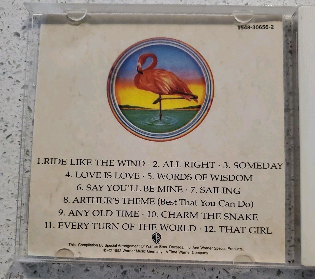CHRISTOPHER CROSS Ride like the Wind Best of (1992) Out Of Print CD